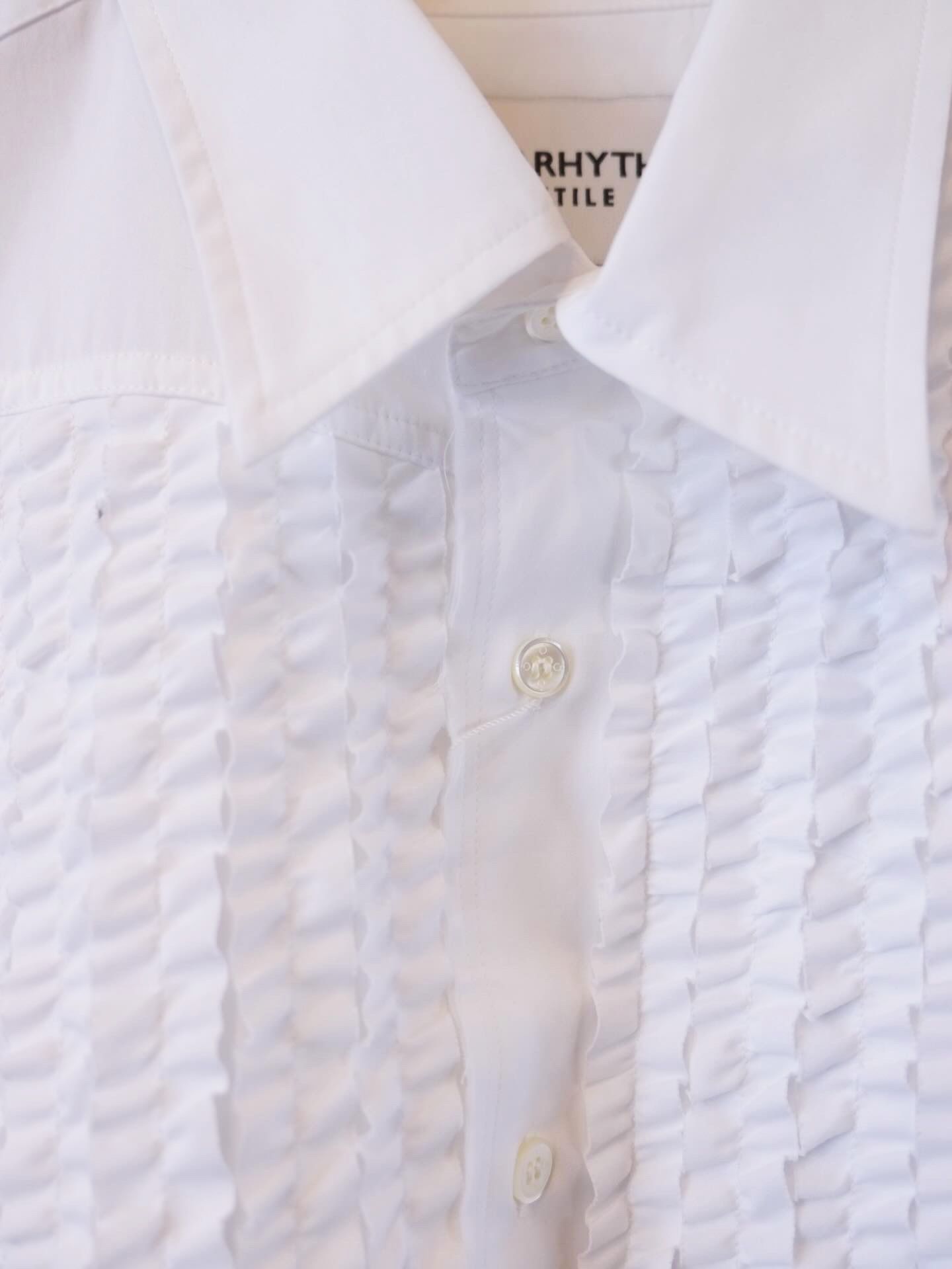 Frilled Patchwork Shirt