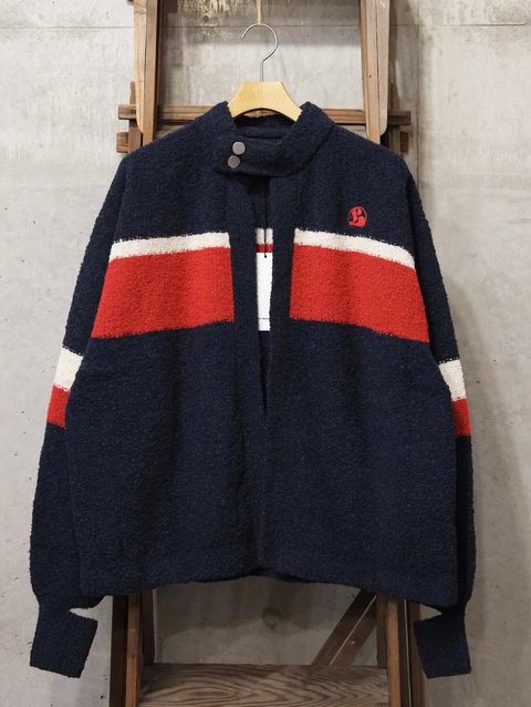 Knit Racing Cardigan