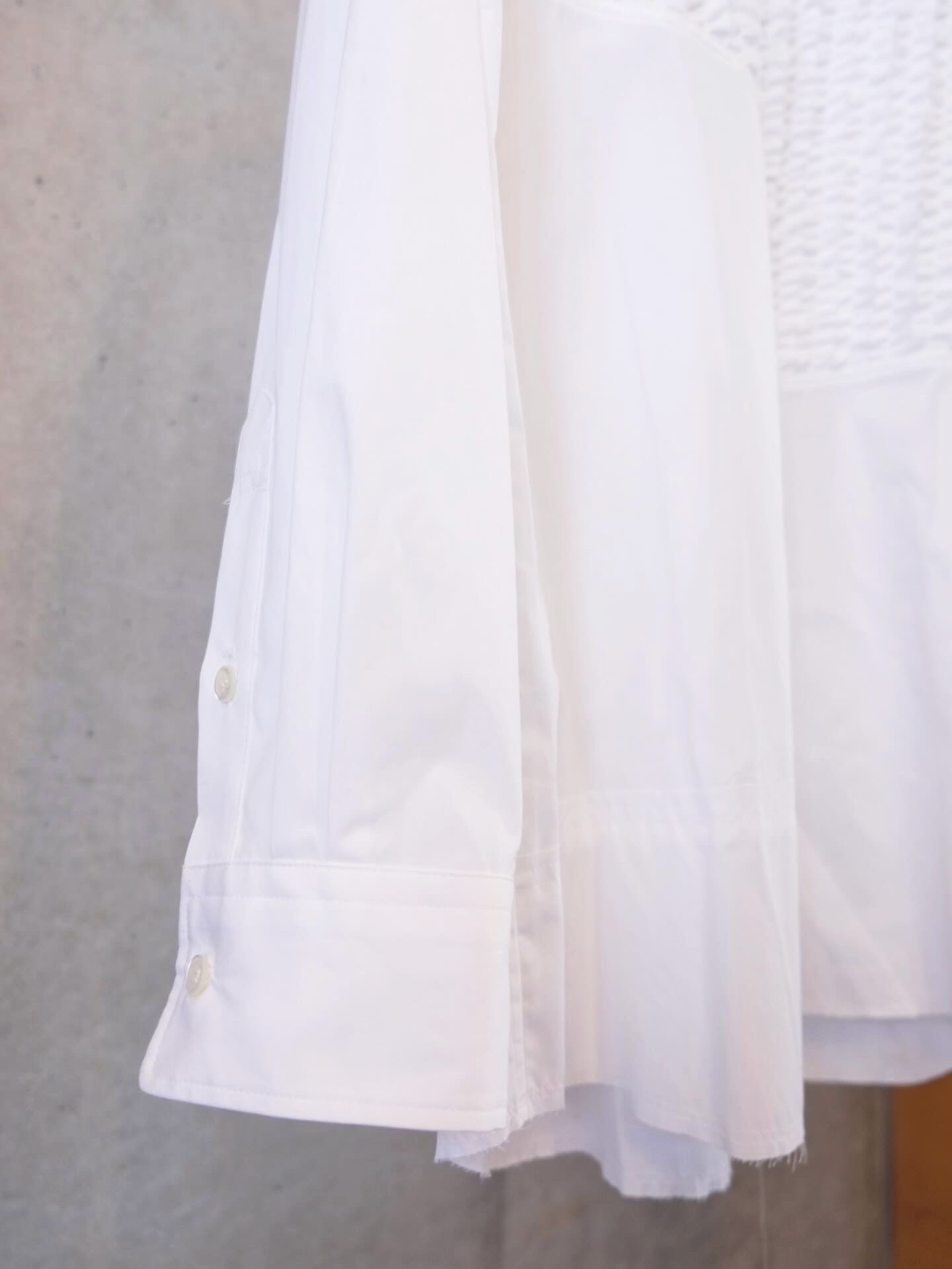 Frilled Patchwork Shirt