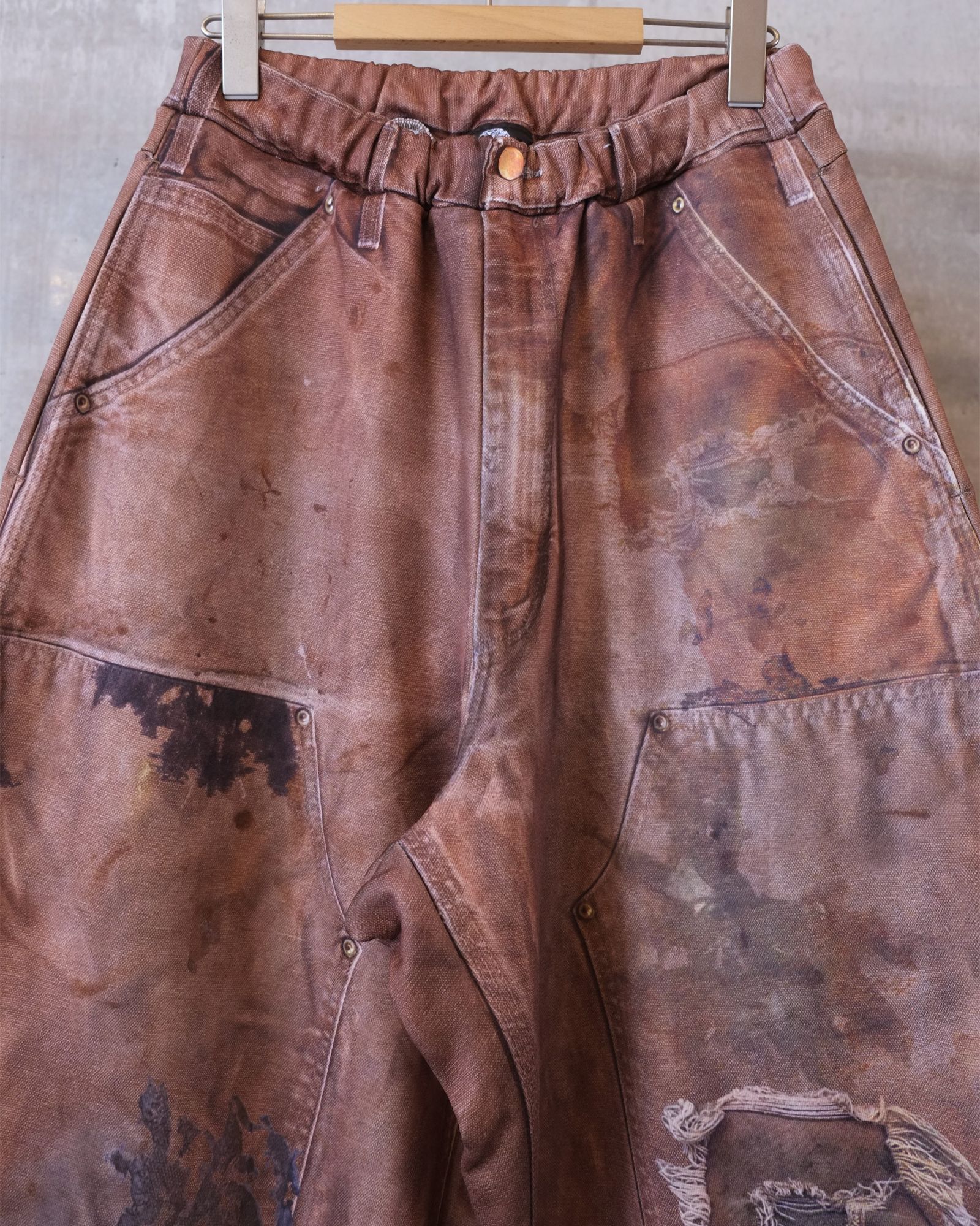 Print Duck Wide Pants