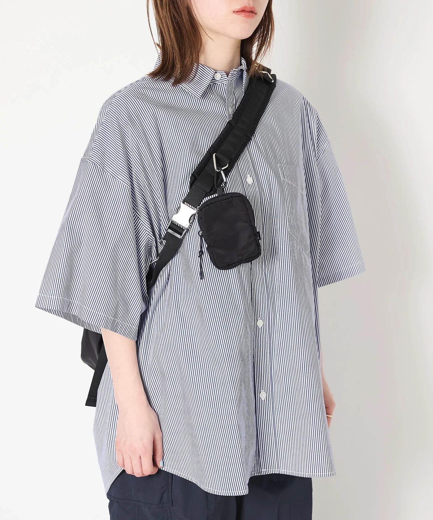 POUCH SHOULDER BAG / ポーチ ショルダーバッグ / ブラック / MTM-BG-0177-23-C