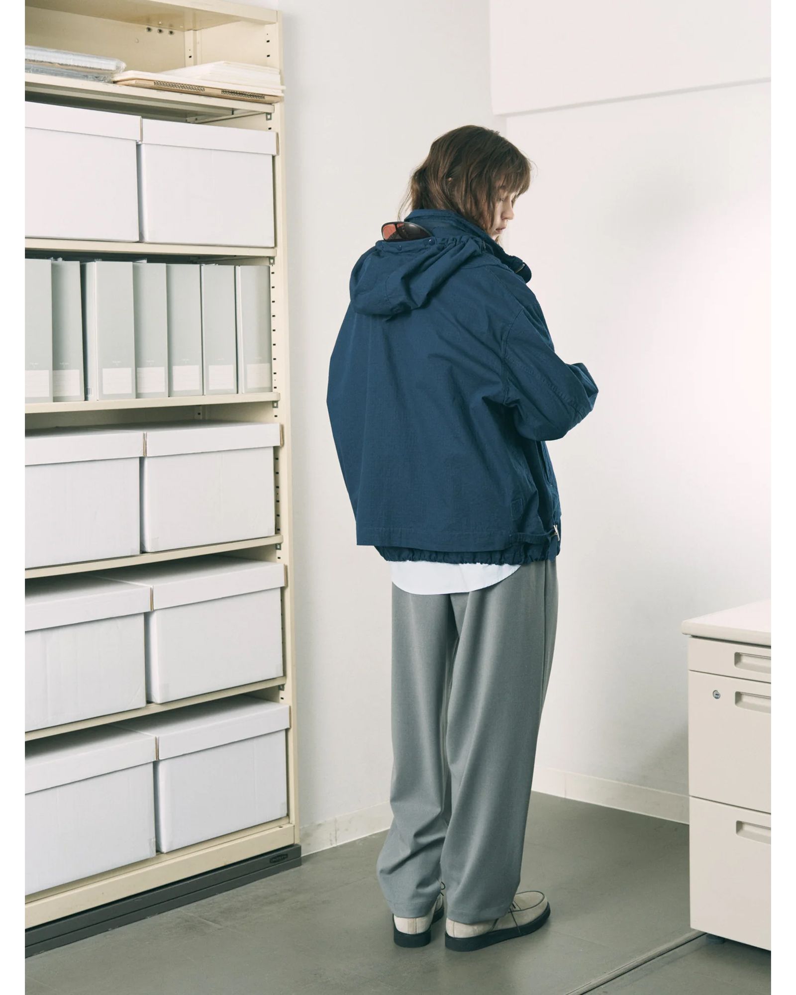 Visor Double Zip Jacket / ワークジャケット / ネイビー / PD-262-JK-091