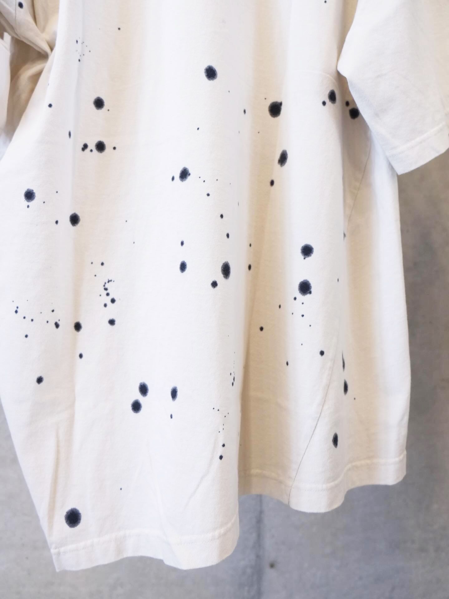 Hand Dye Twist Tee Shirt/ SOMEPLACE ELSE