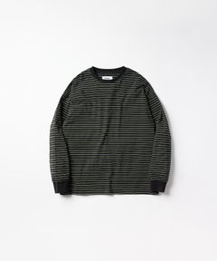 MULTI BORDER L/S TEE / マルチ ボーダー ロングスリーブTシャツ / グリーン / MTM-CS-0301-25-C
