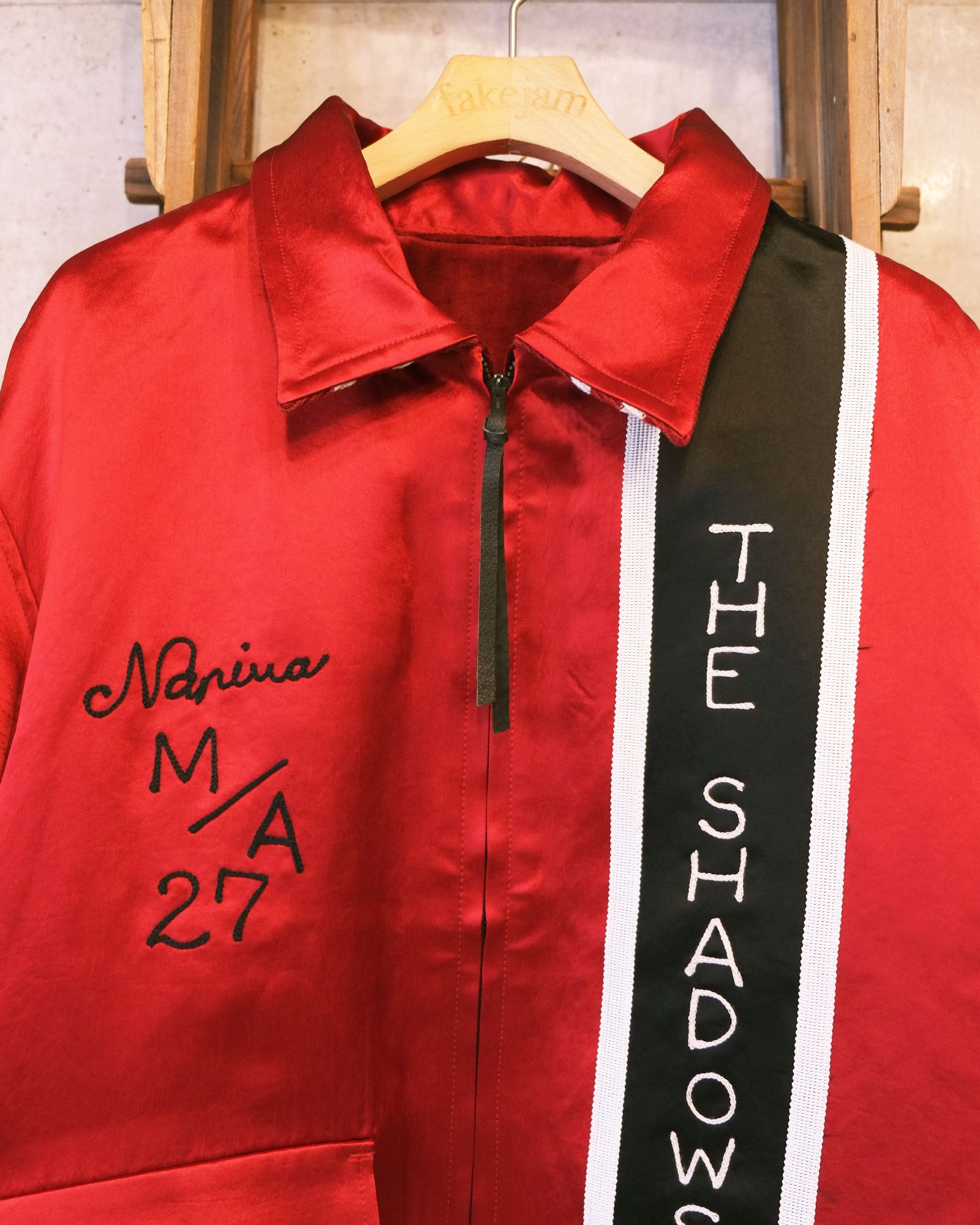 MINUS x A PUZZLING HOME Souvenir Racing Jacket(TWO FACE) / スカジャン レーシングジャケット / ワイン / M-P4-XA1