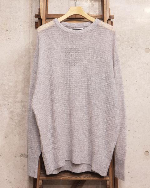 Aiy Merino Waffle Sweater / ニット / グレー / PD-262-KN-071