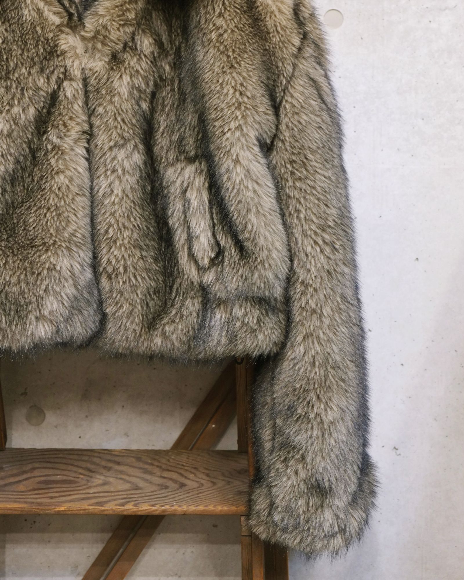 Reversible Fur Jacket / ファー ブルゾン / ベージュ / LM-26aw-2205