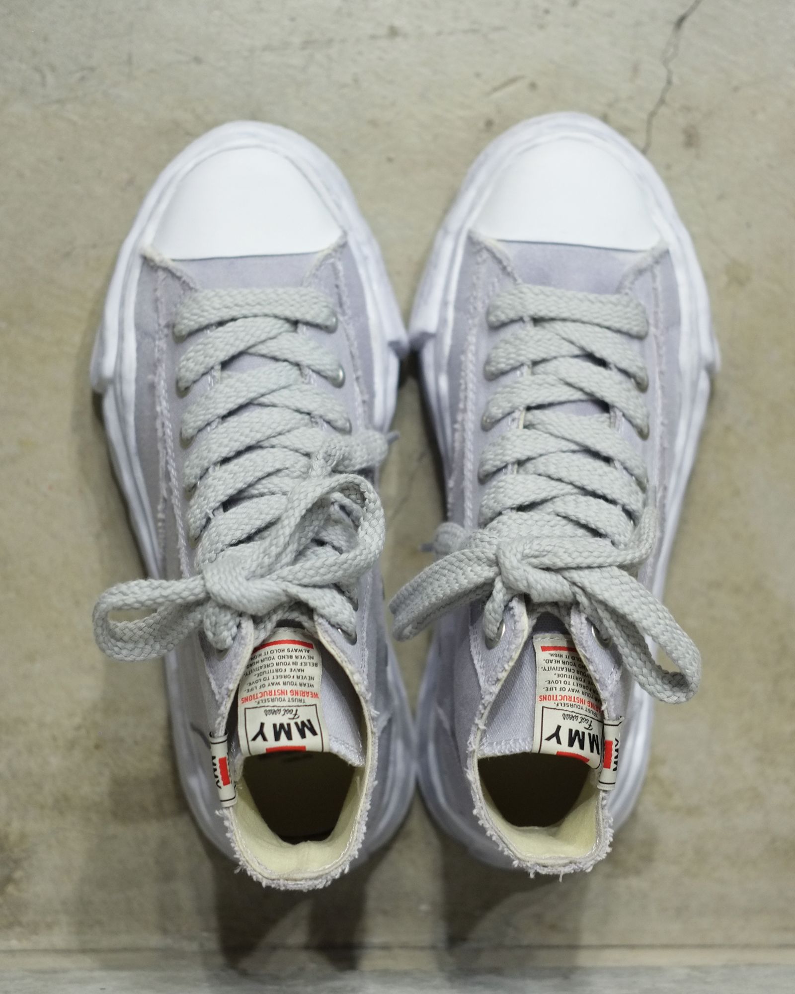"PETERSON" OG Sole Over Dyed High-top Sneaker