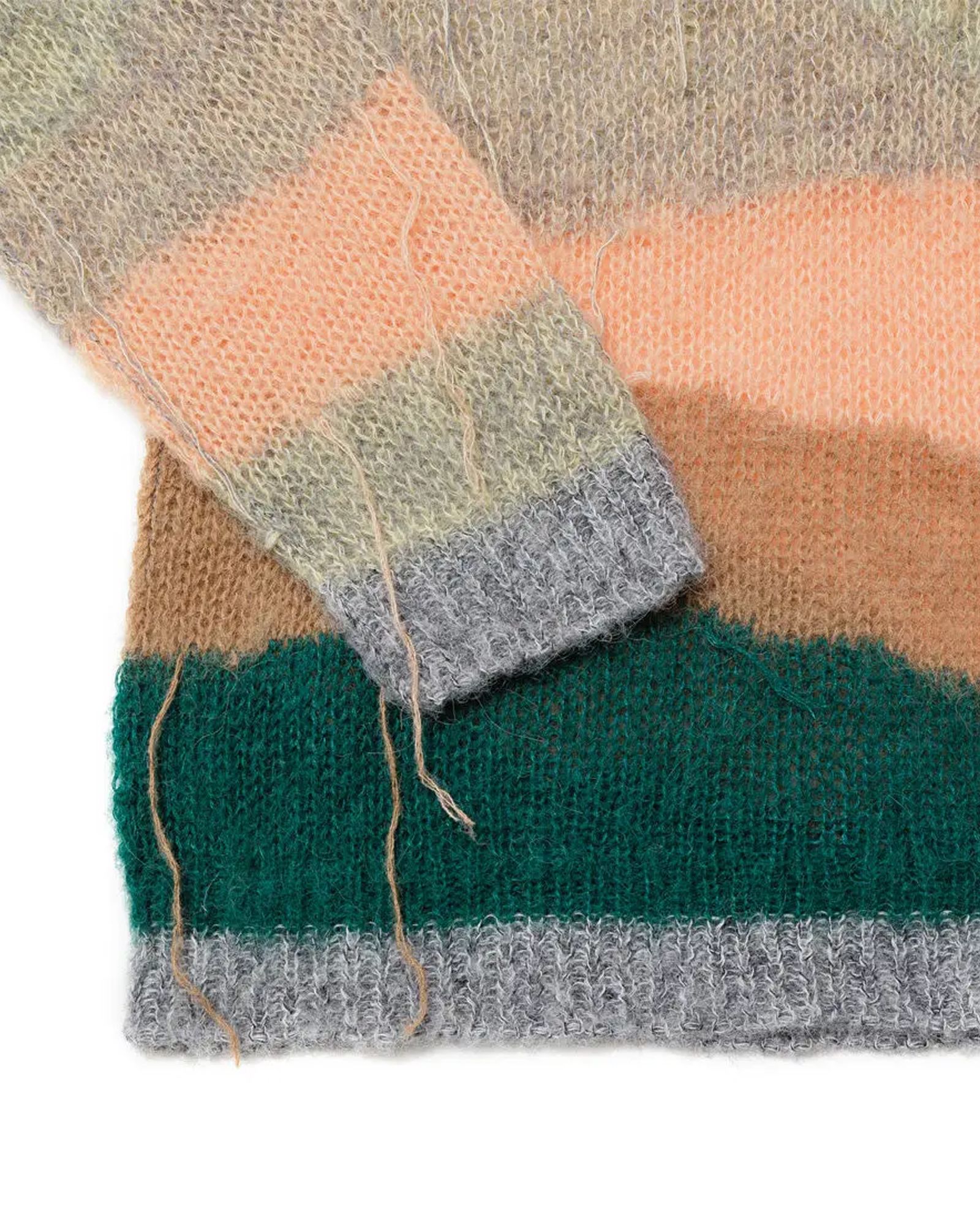 FILL THE BILL◆ニット・セーター(薄手)/1/アルパカ/マルチカラー/306-222037 FILL THE BILL - Alpaca Intarsia Knit | fakejam