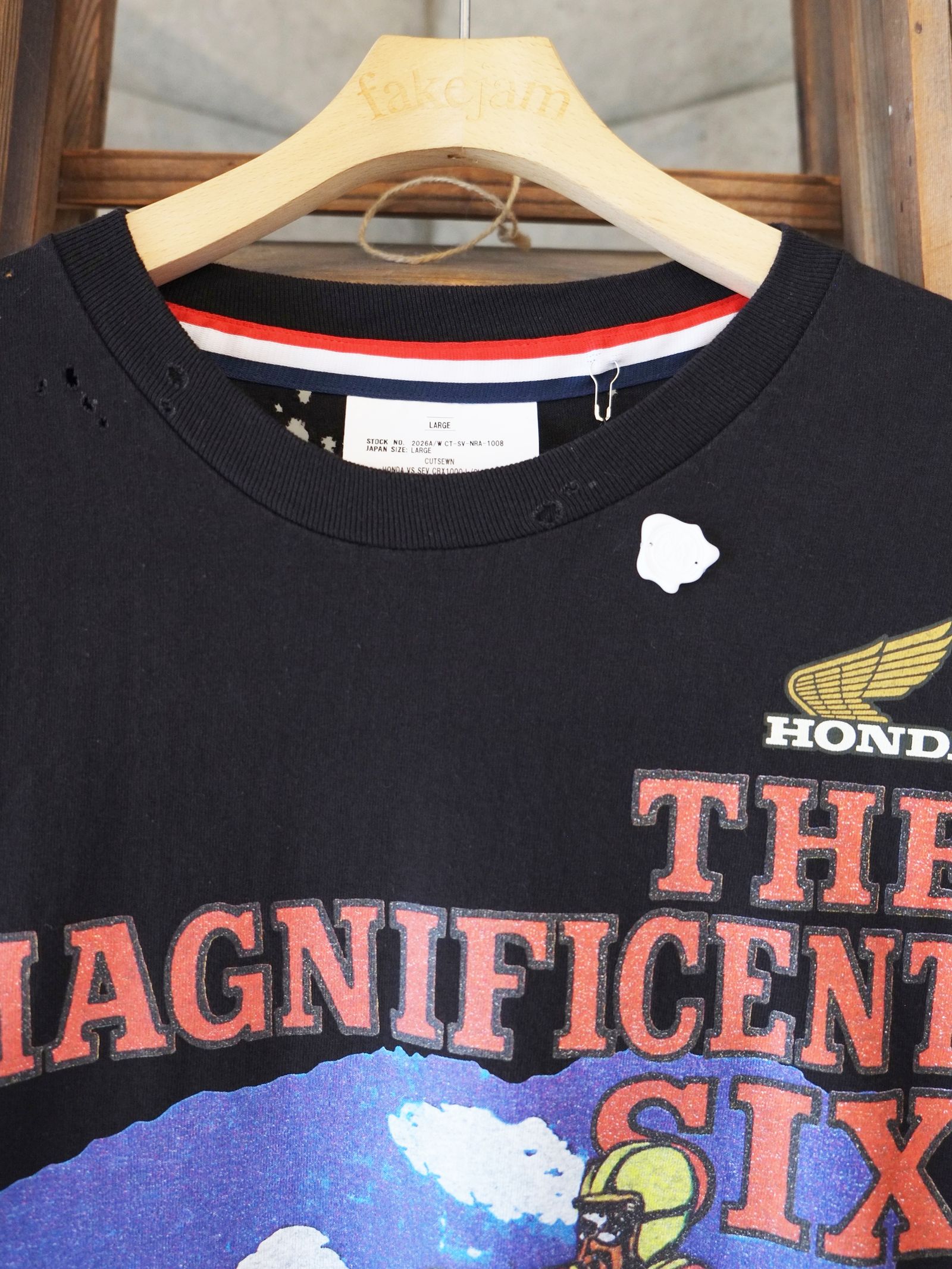 Honda vs SEV CBX1000 L/SL TEE / ロングスリーブ Tシャツ / ブラック / CT-SV-NRA-1008