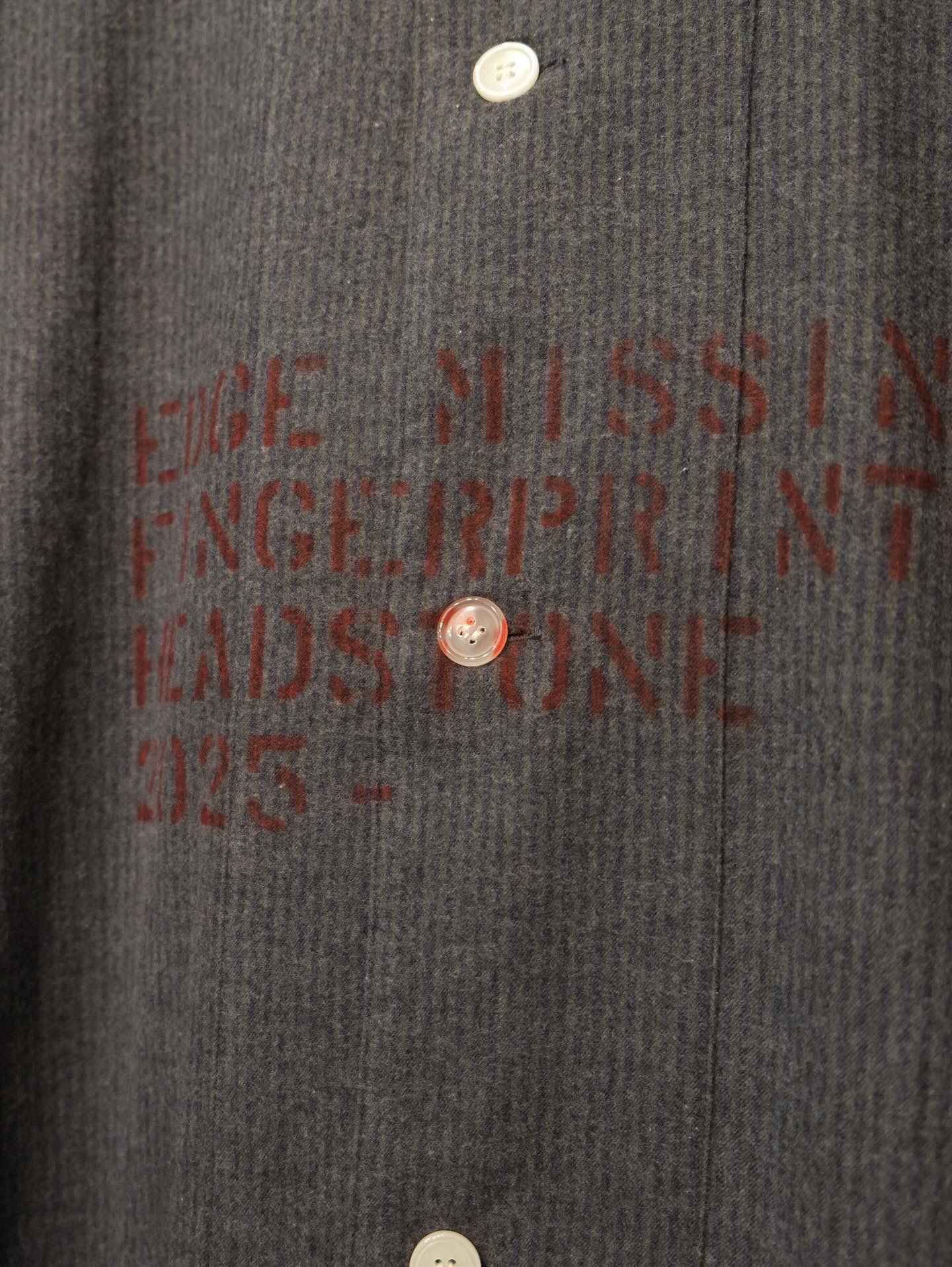 Hand-Stenciled Sleeper Stripe