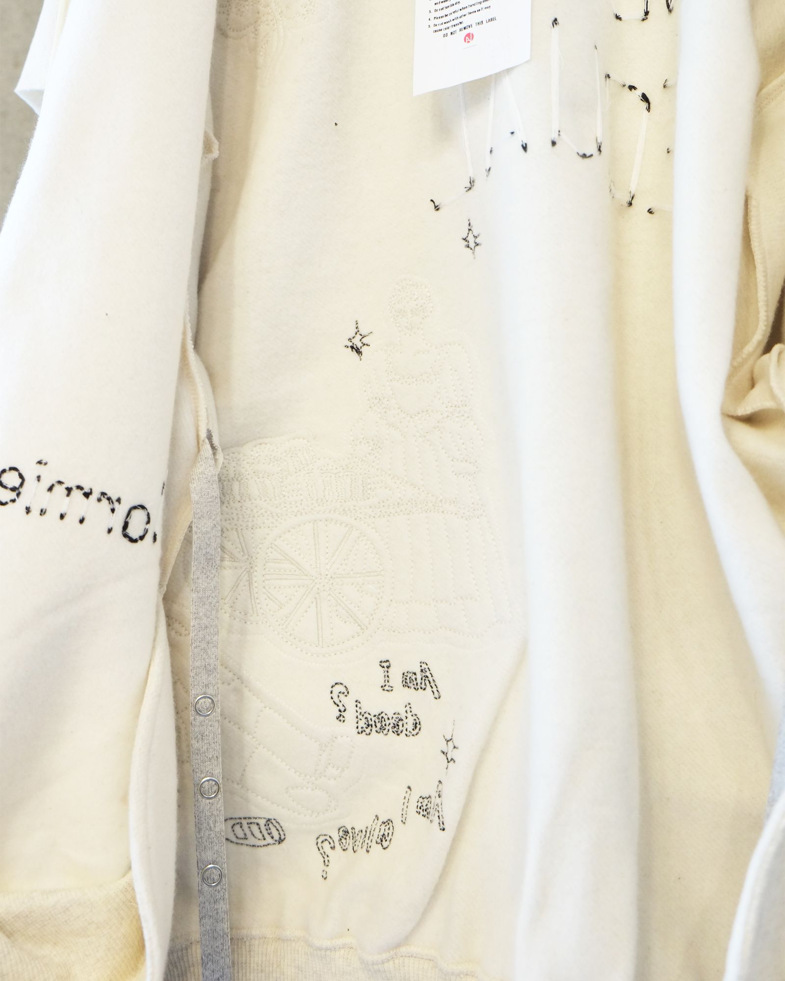 I Normie Zip Hoodie / ジップアップパーカー / ホワイト / SW-SV-NRA-1001