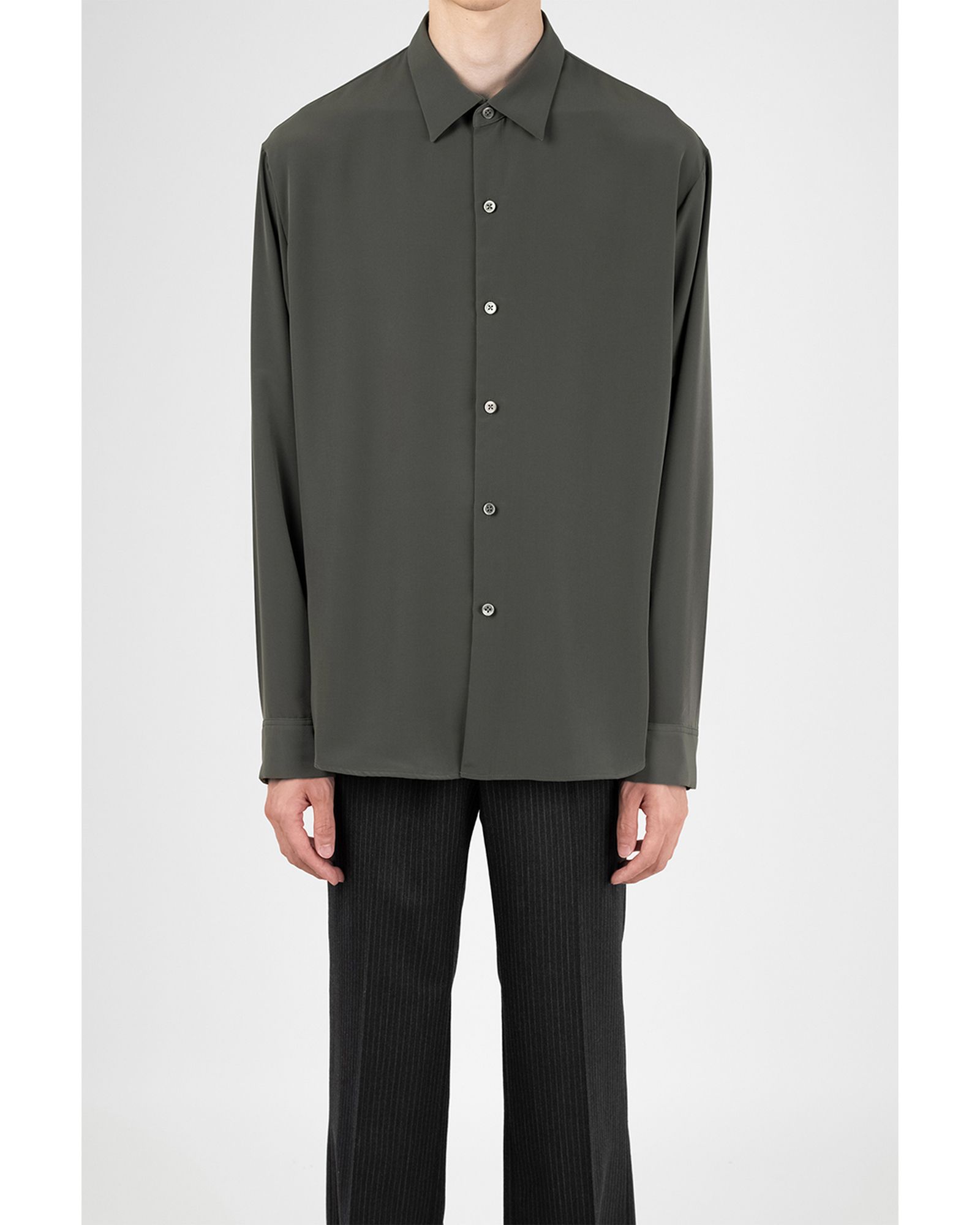 DECHINE COMFORT SHIRT / ロングスリーブ シャツ / グレー / 2226-104