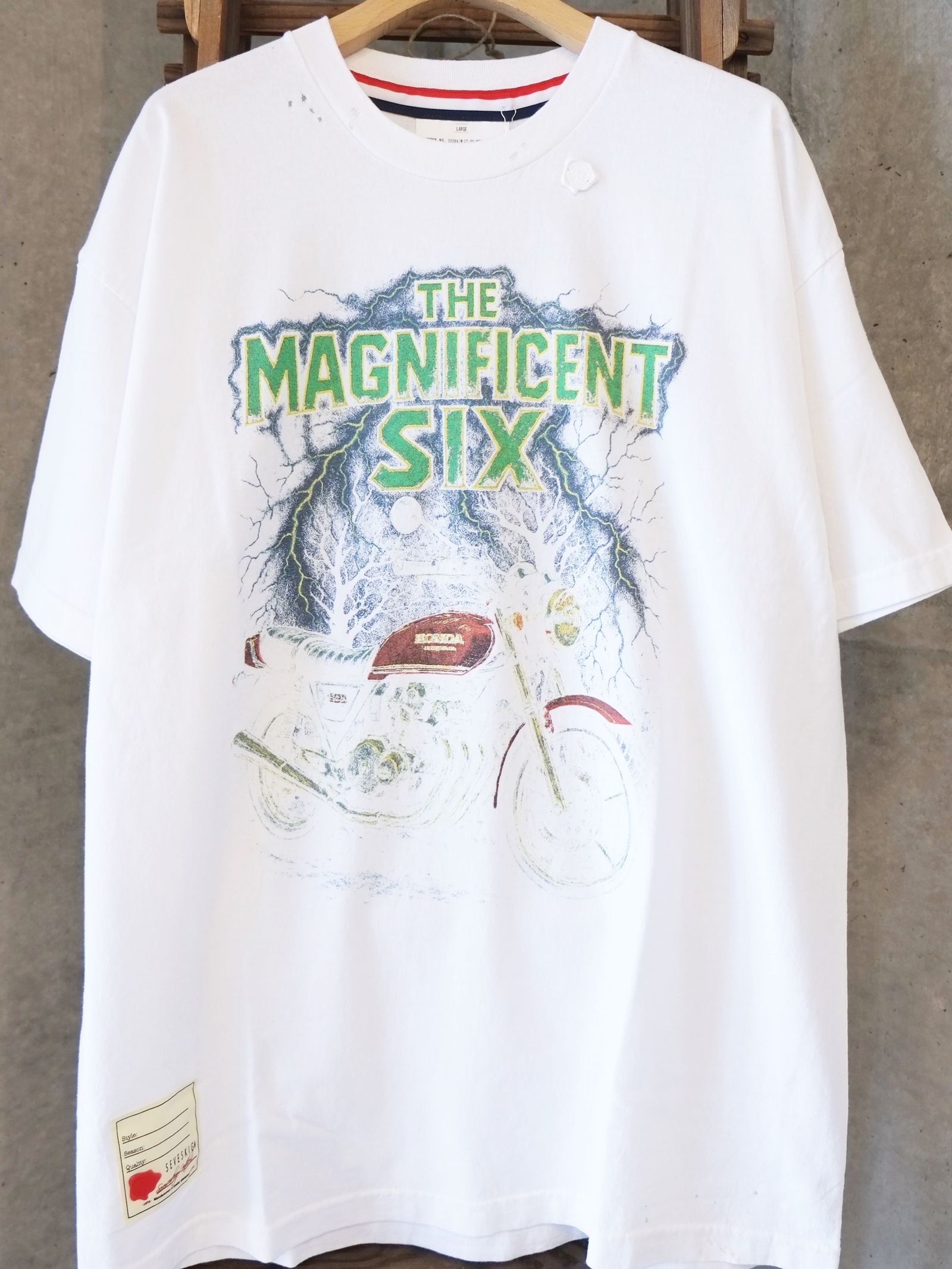 Honda vs SEV CBX1000 S/SL TEE / Tシャツ / ホワイト / CT-SV-NRA-1007