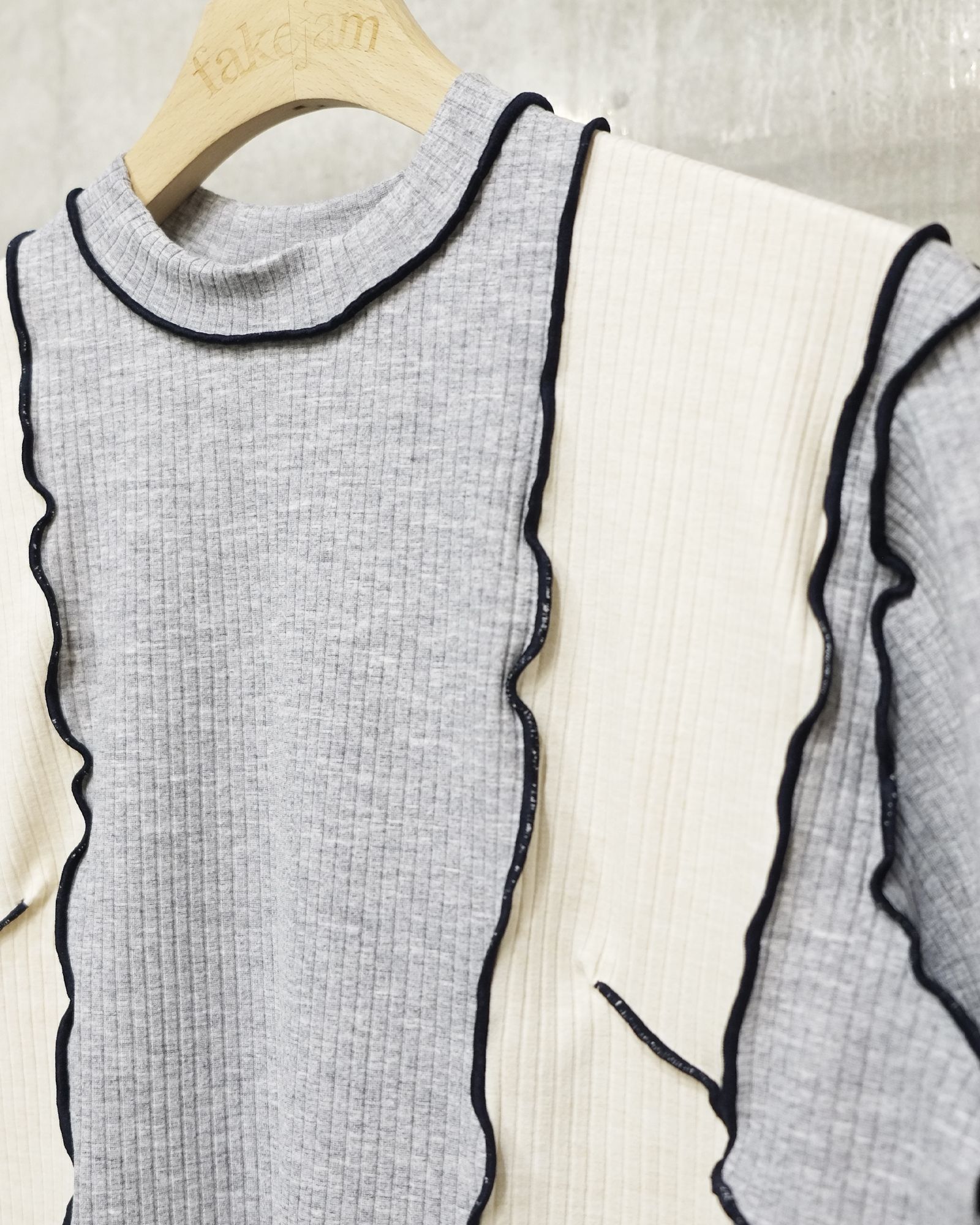 Rib Stripe Dress
