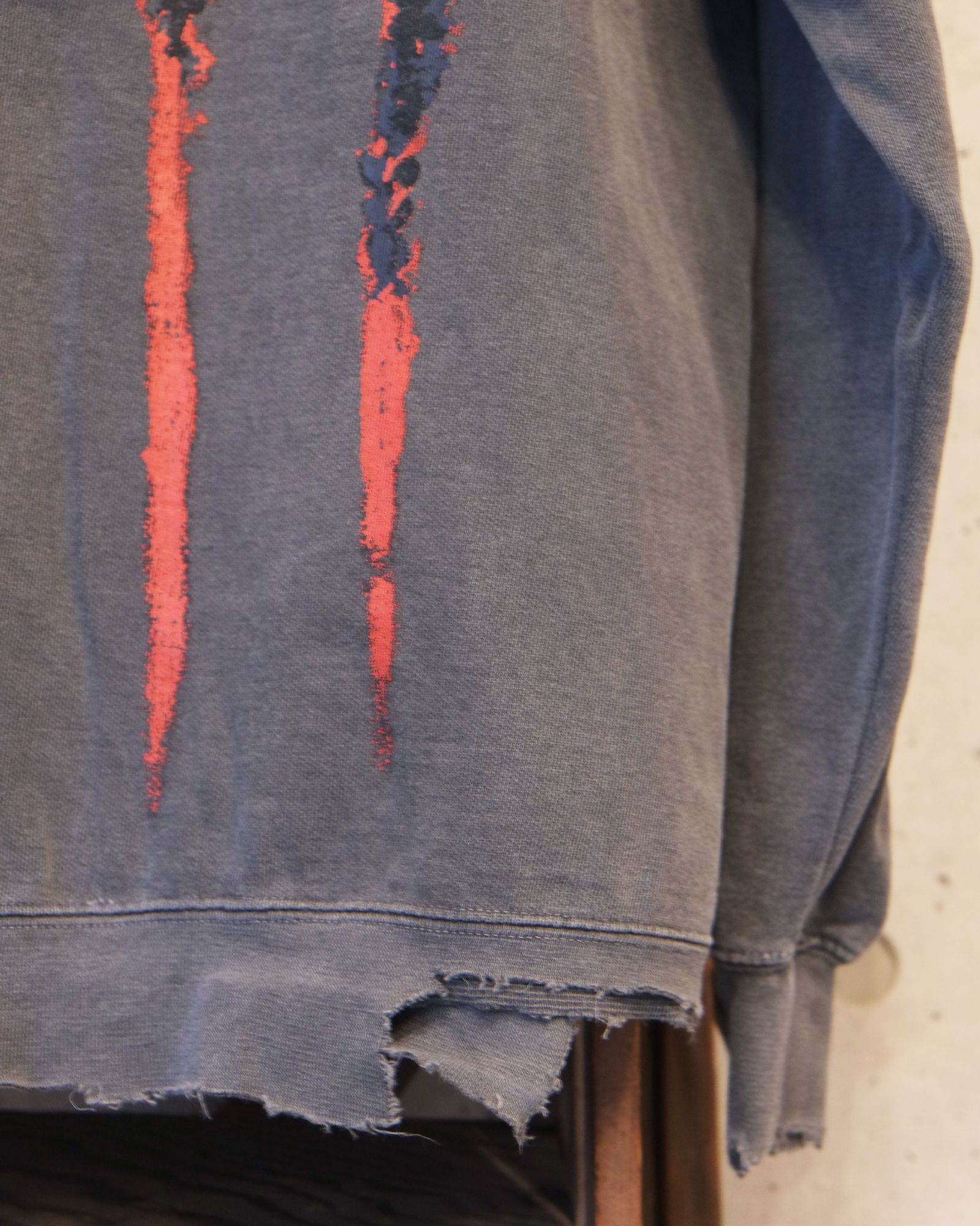 Bootleg Crew Sweat With Damaged(ERROR S) / スウェット / ブラック / M-P4-BG11