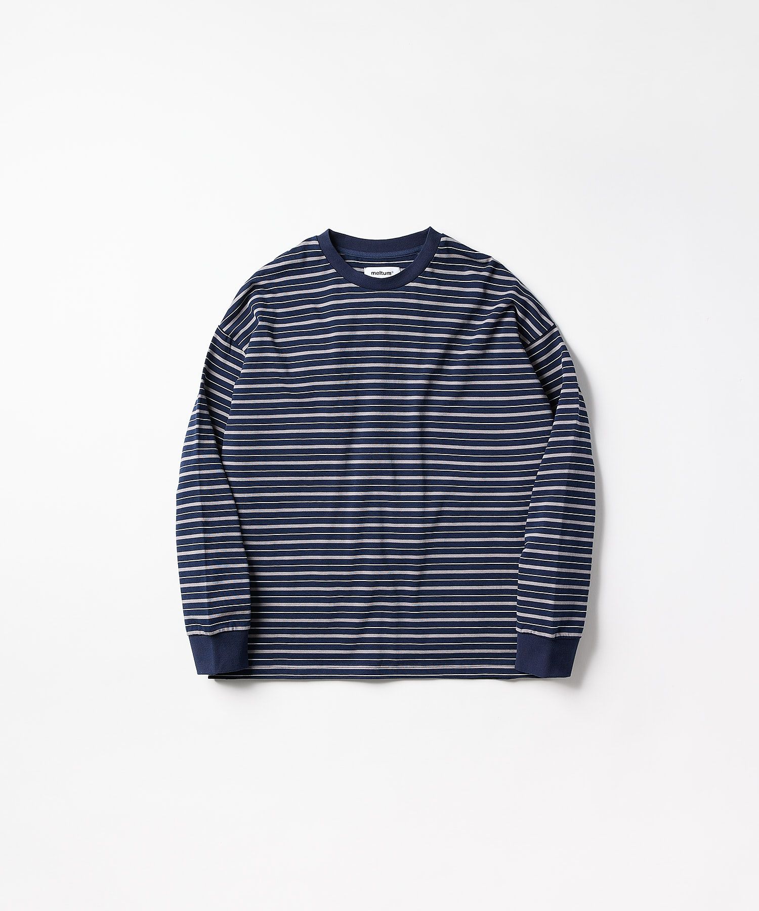 MULTI BORDER L/S TEE / マルチ ボーダー ロングスリーブTシャツ / ネイビー / MTM-CS-0301-25-C