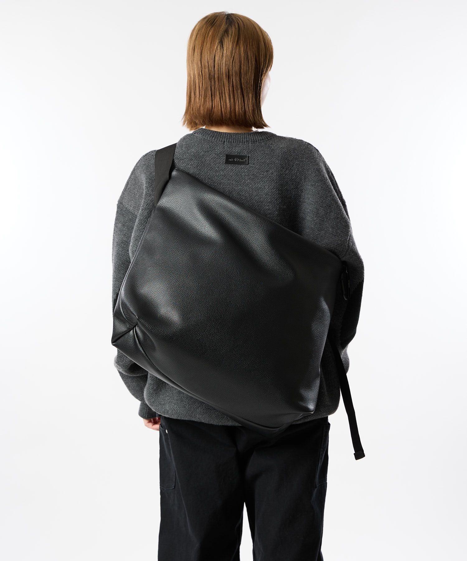 LEATHER MESSENGER BAG / レザー メッセンジャーバッグ / ブラック /  MTM-BG-0304-25-D