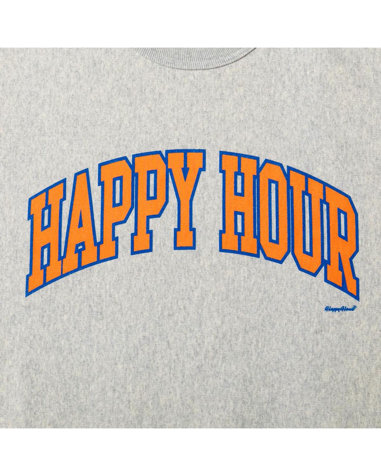 HAPPY HOUR COLLEGE LOGO SWEAT SHIRT designed by Shuntaro Watanabe