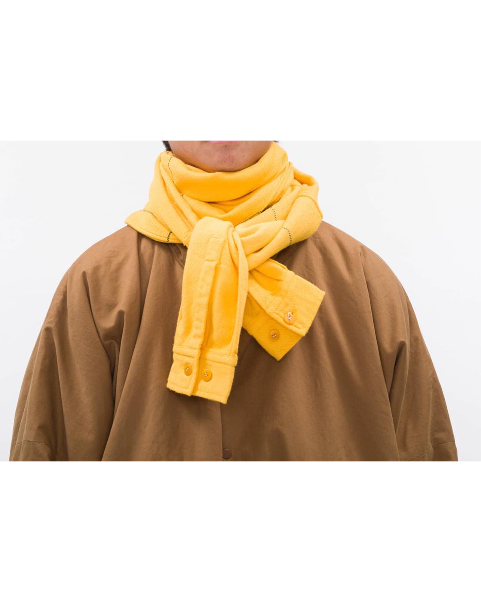 Sleeve Scarf Space Plaid Nel