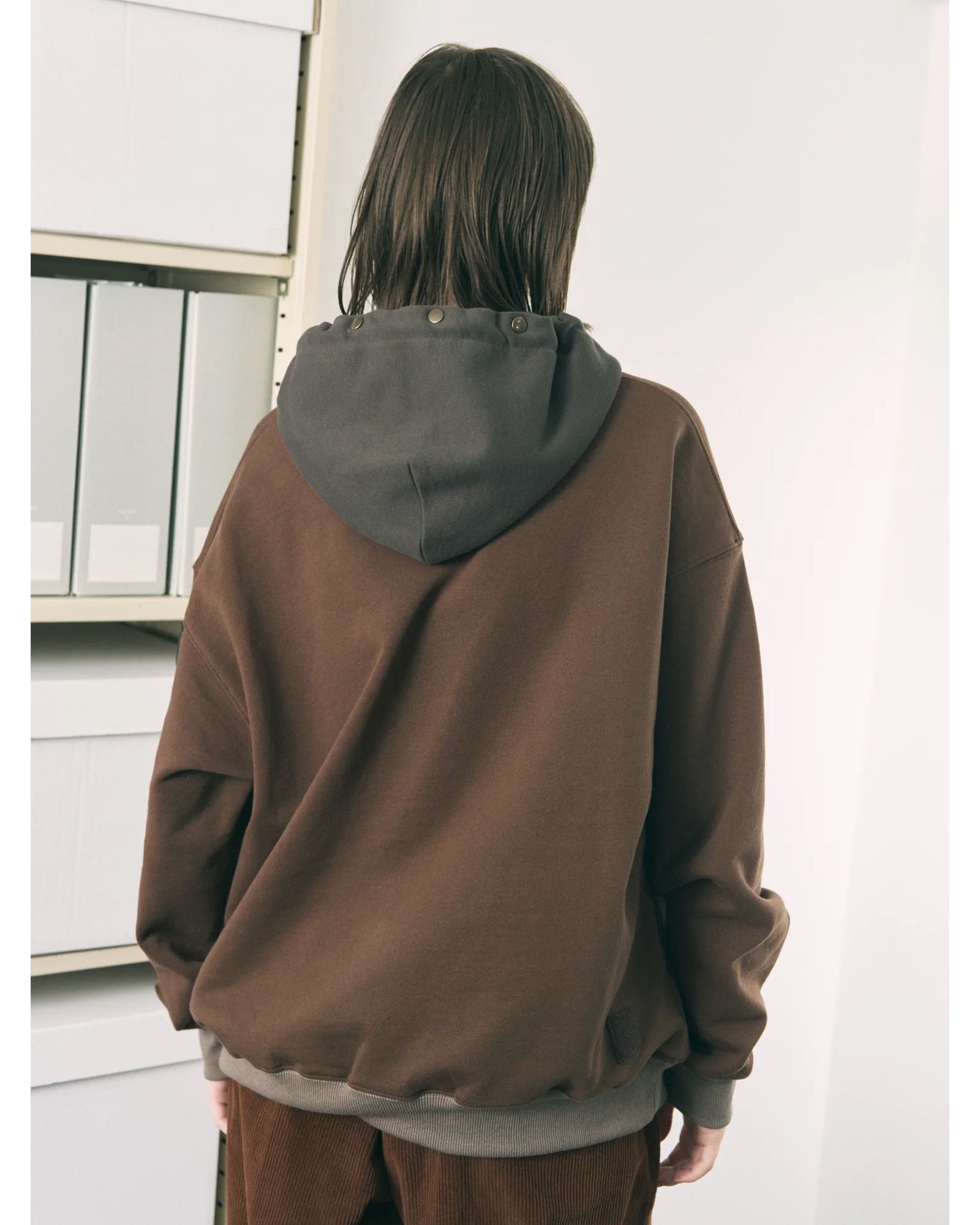 Mini Zip Hoodie / パーカー / ブラウン / PD-262-HCS-031