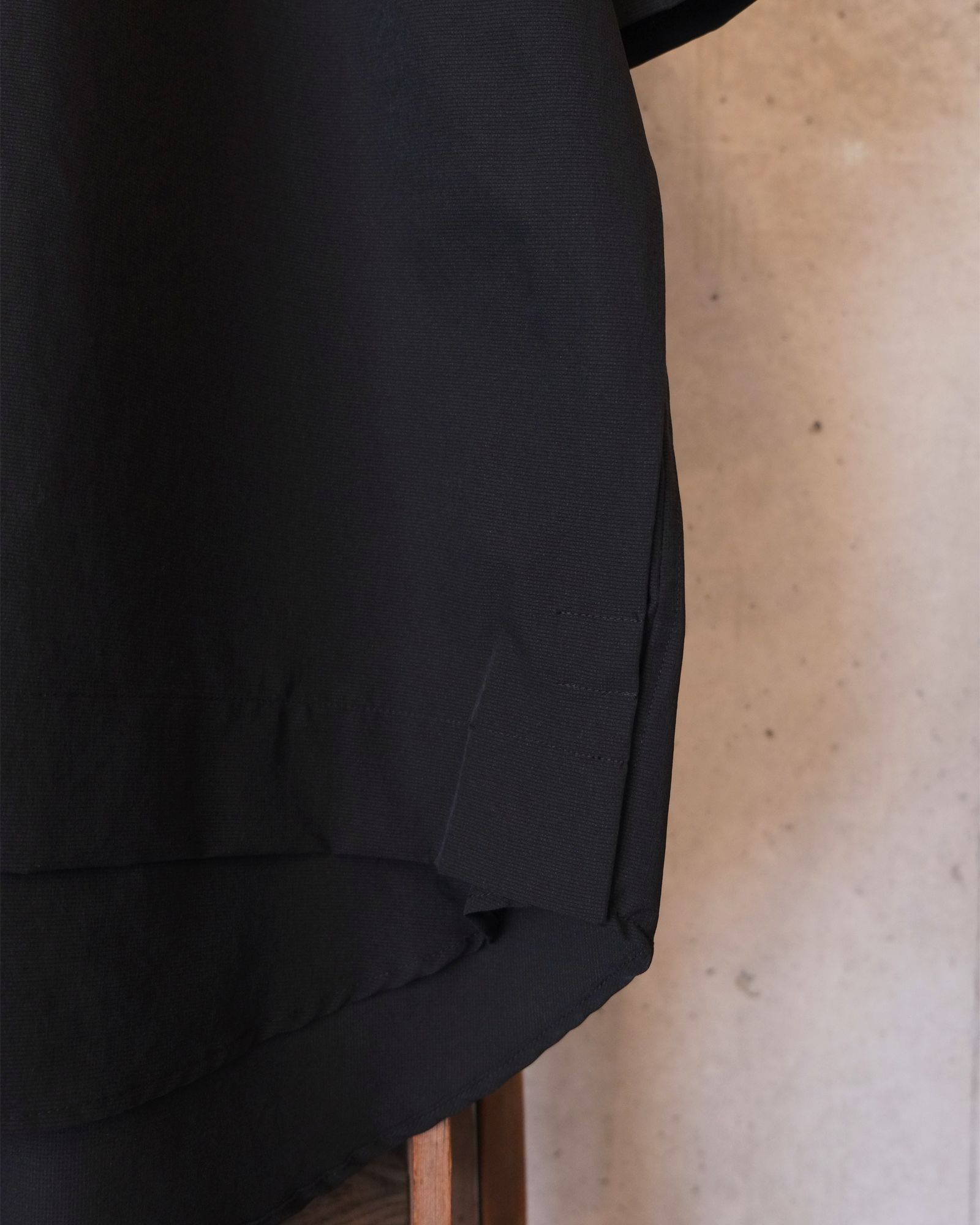 Breathable Side Slit S/S SH / ショートスリーブ シャツ / ブラック / MW-SH26105
