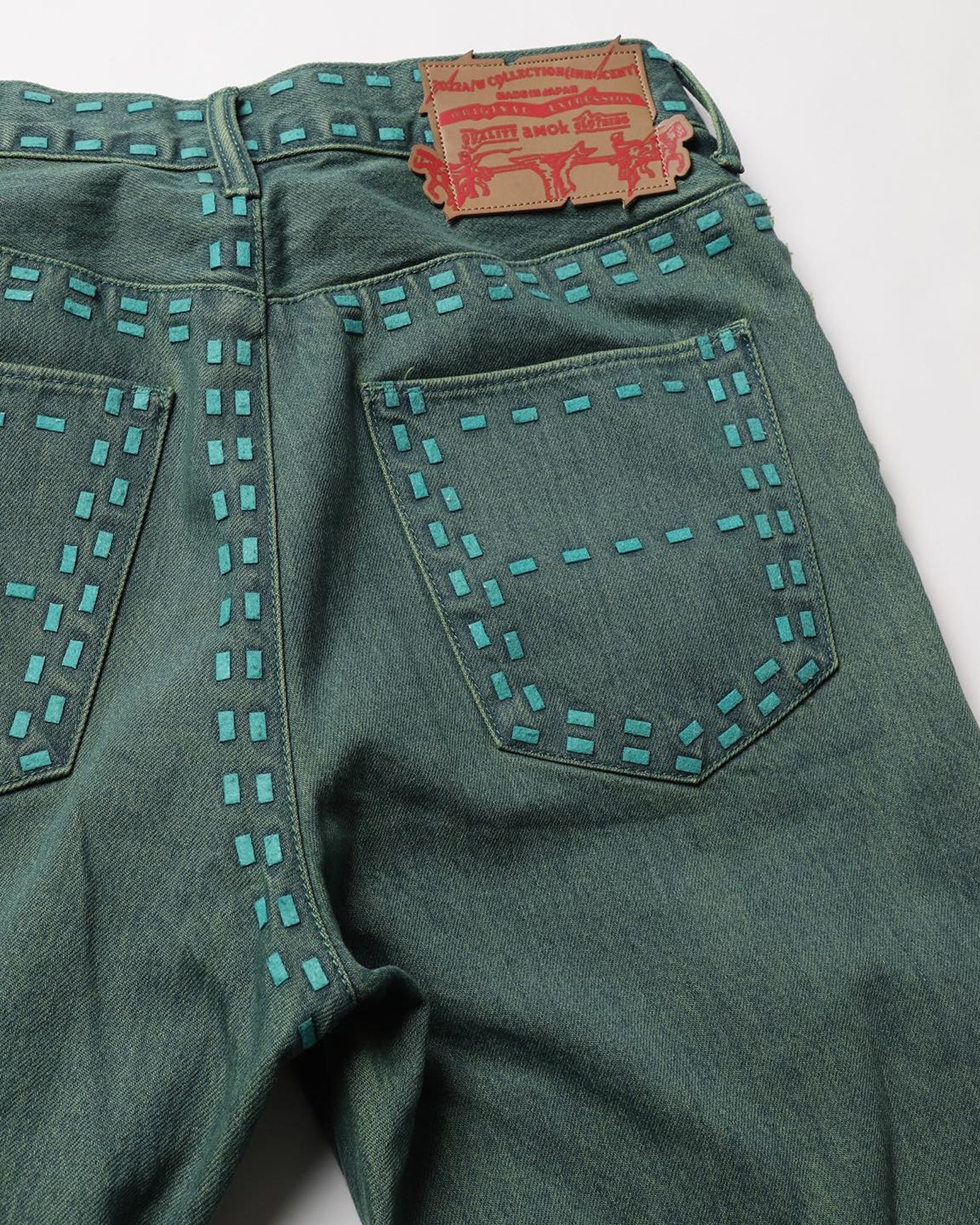 2022ss AMOK / アモク Laser Stitch Jeans AMOK - Laser Stitch Jeans | fakejam
