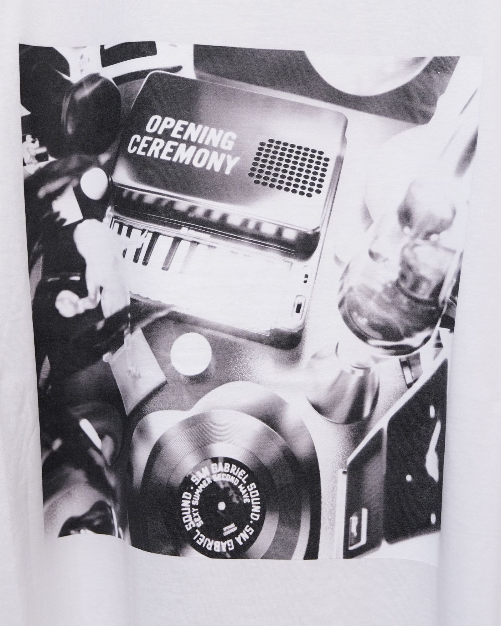 TD B/W Pianoprint Regular T-Shirt