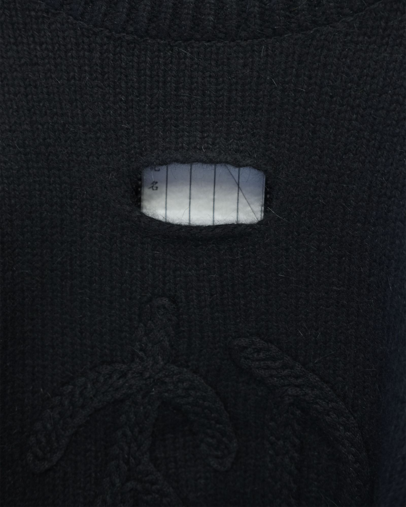 SOSHIOTSUKI - Necktie Hole Knit | fakejam