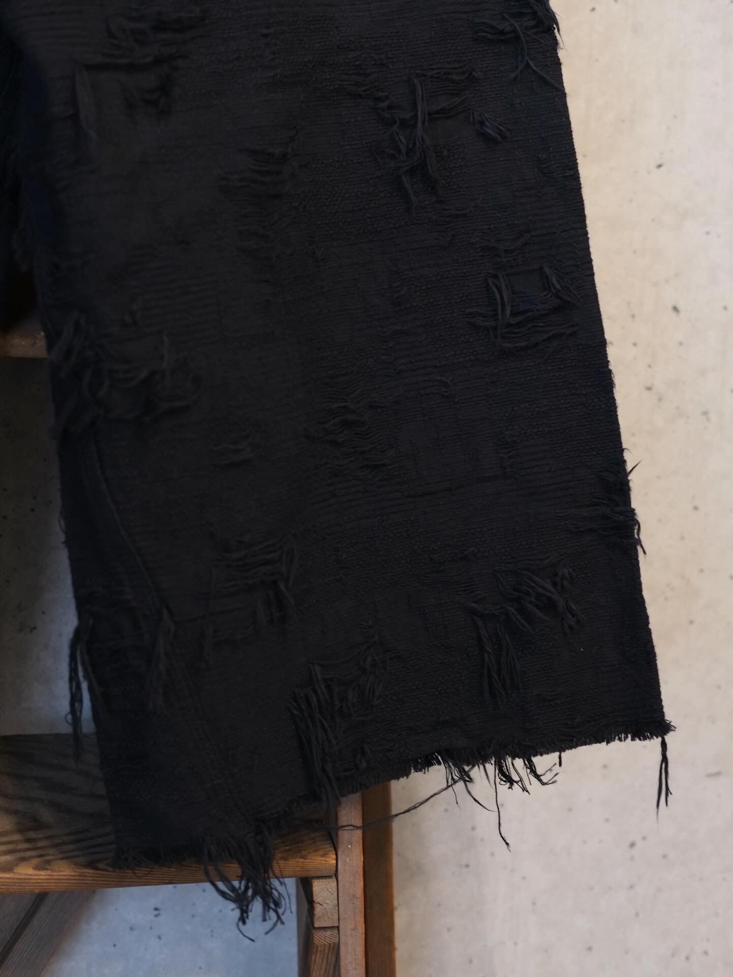 Cut Off Heavy Short Boro Crust (NOIR)