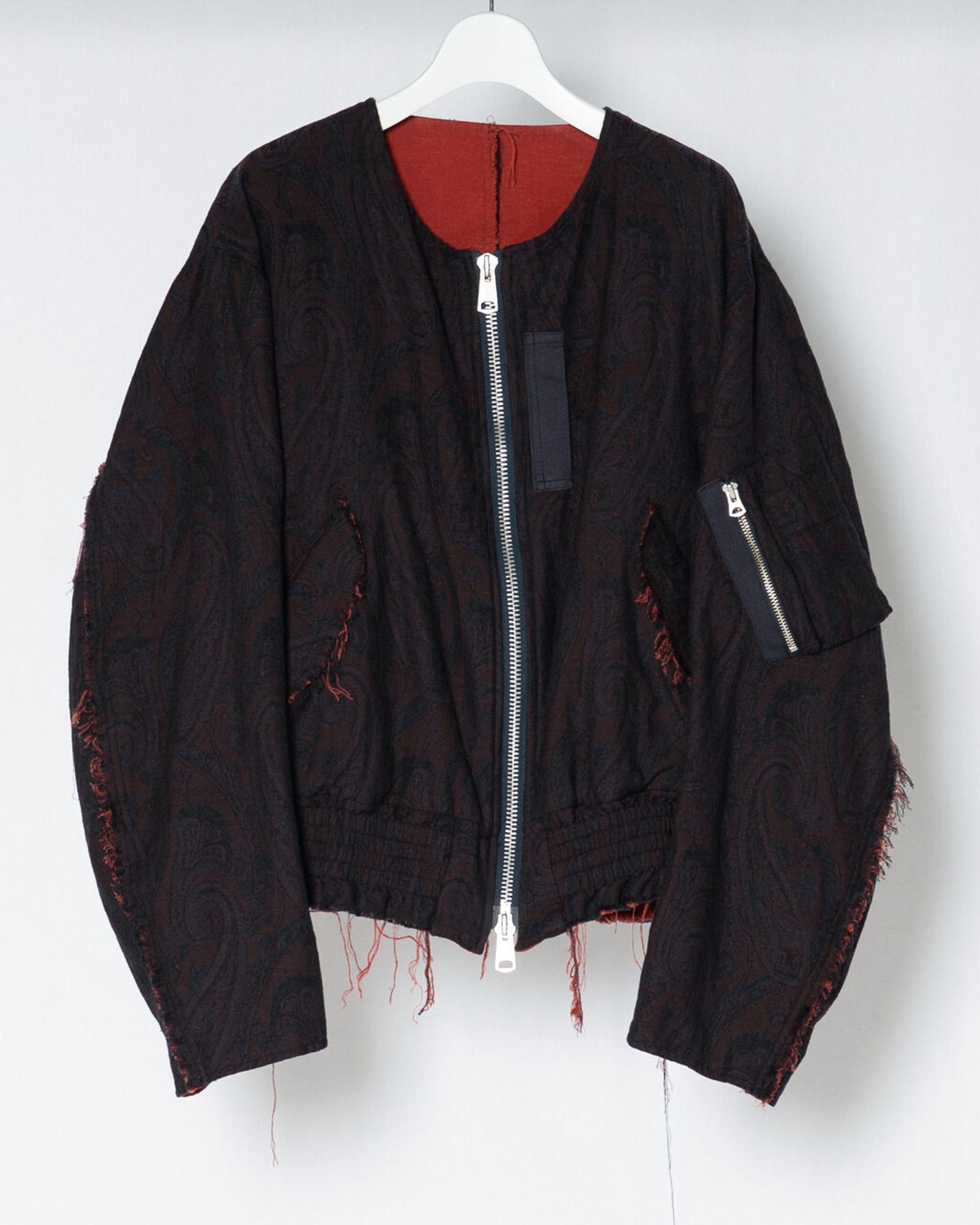 Jacquard Bomber Jacket