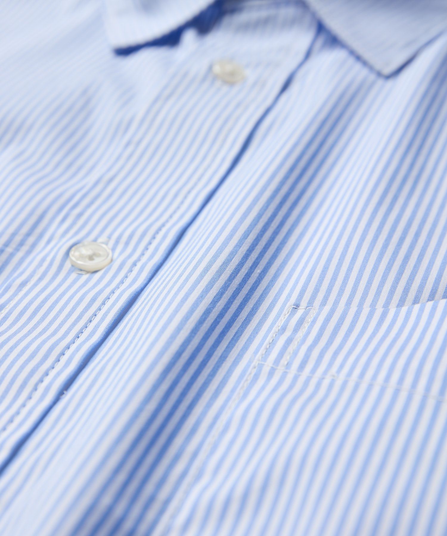 LOOSE STRIPE SHIRT L/S / ルーズ ストライプ シャツ / ブルー / MTM-SH-0266-24-B