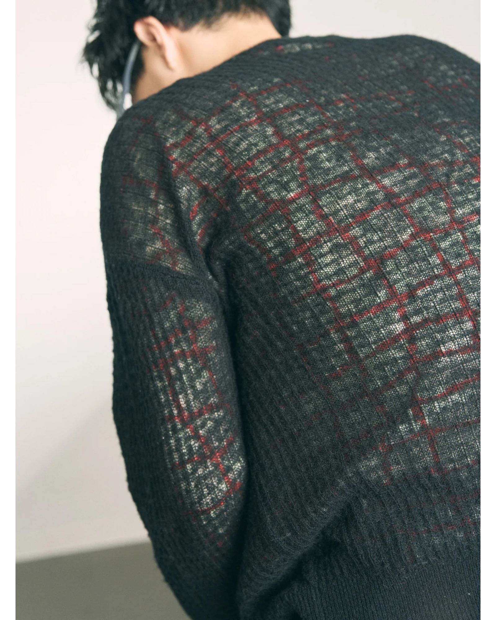 Aiy Merino Waffle Sweater / ニット / ブラック / PD-262-KN-071