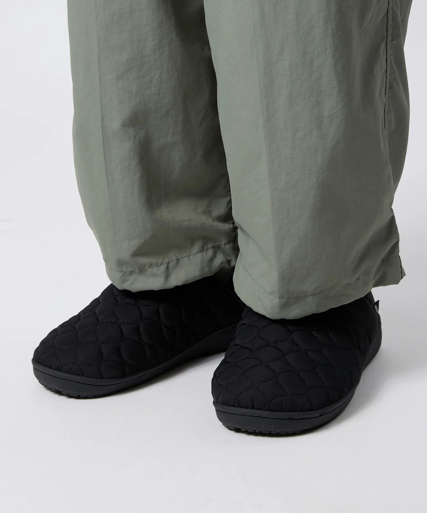 QUILT MOC SHOES / キルティング モックシューズ / ブラック / MTM-SS-0241-24-C