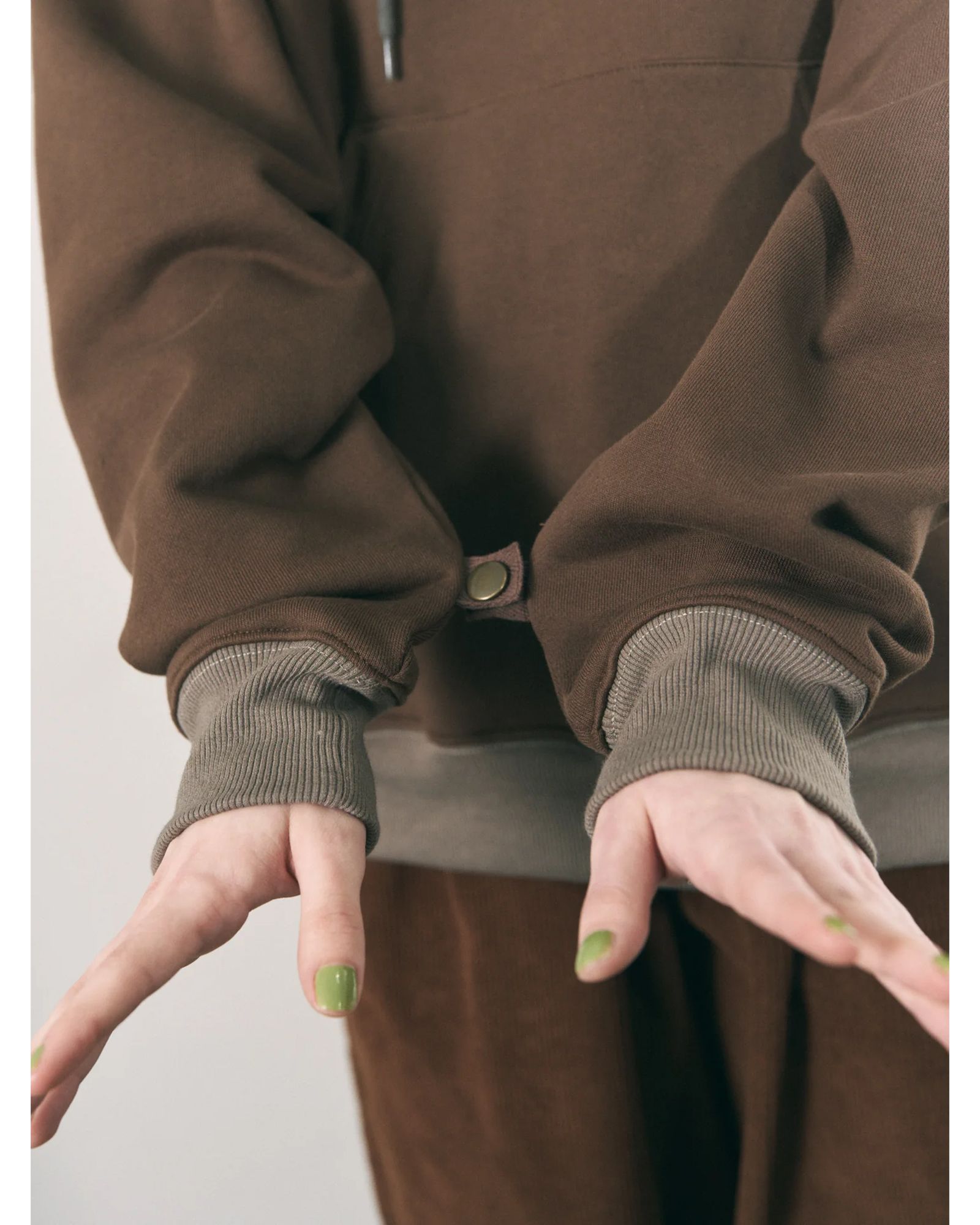 Mini Zip Hoodie / パーカー / ブラウン / PD-262-HCS-031