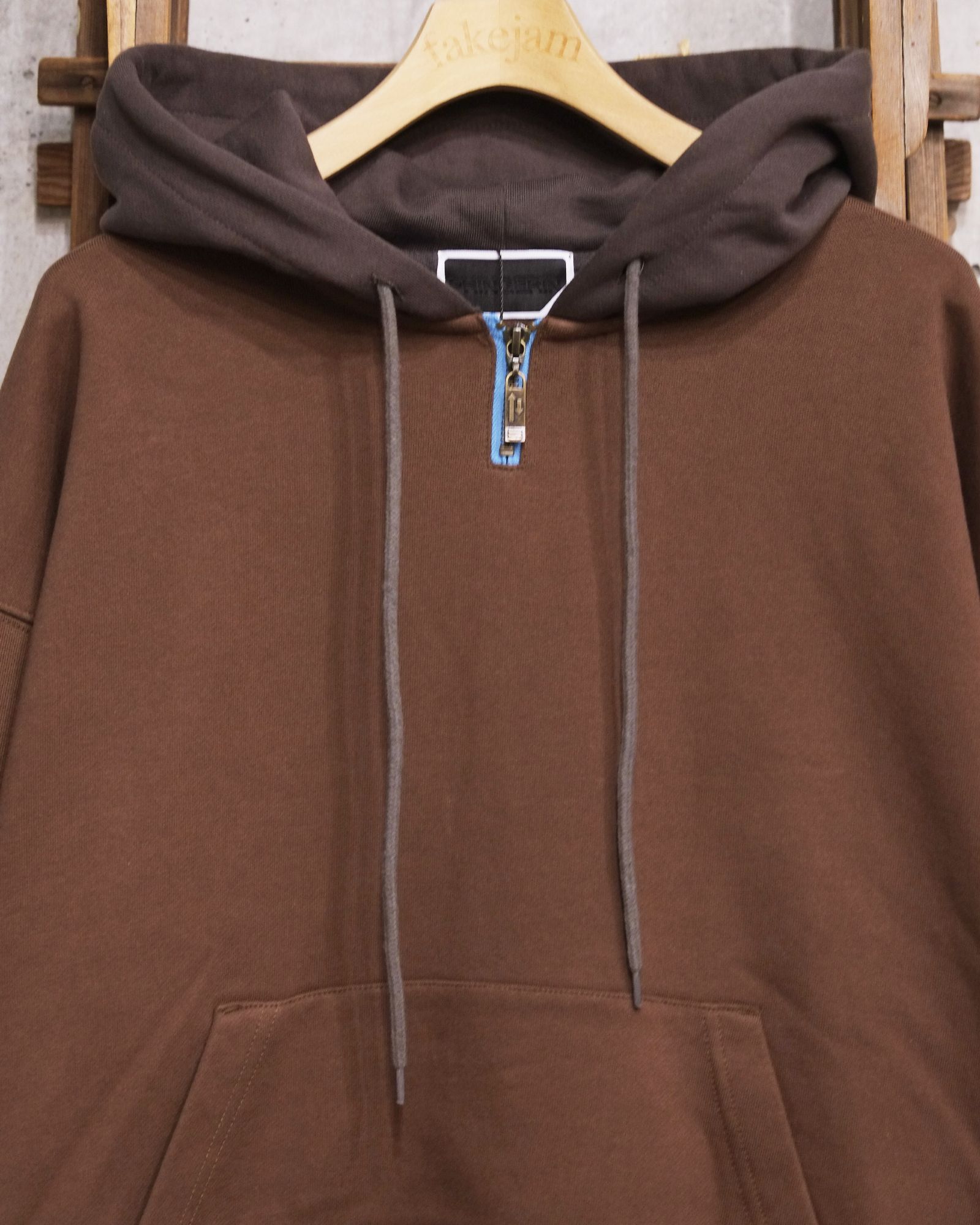 Mini Zip Hoodie / パーカー / ブラウン / PD-262-HCS-031