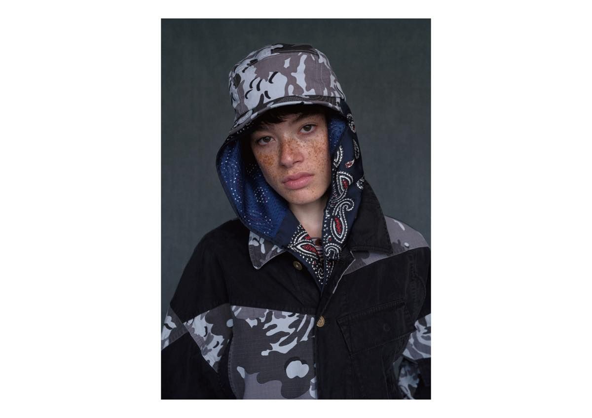 Paisley Silk Hoody Scarf