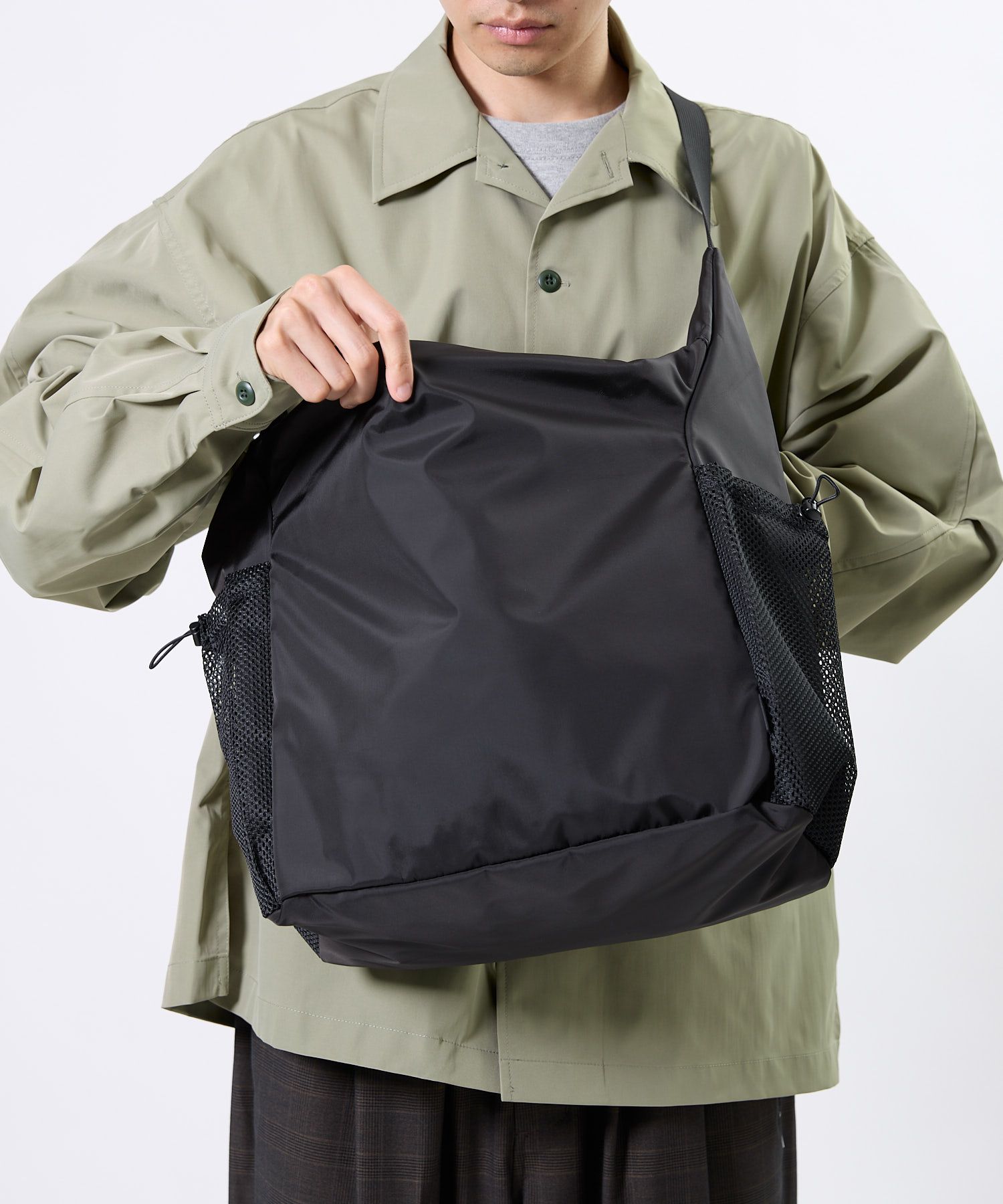 DAILY NYLON SHOULDER / ナイロン ショルダーバッグ / ブラック /  MTM-BG-0391-26-C