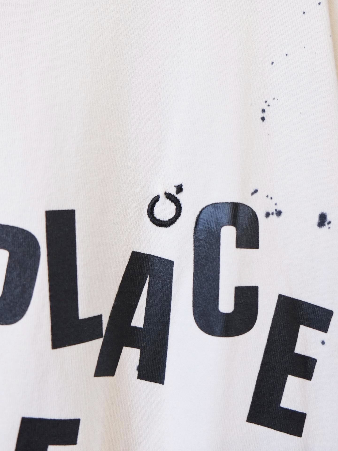 Hand Dye Twist Tee Shirt/ SOMEPLACE ELSE