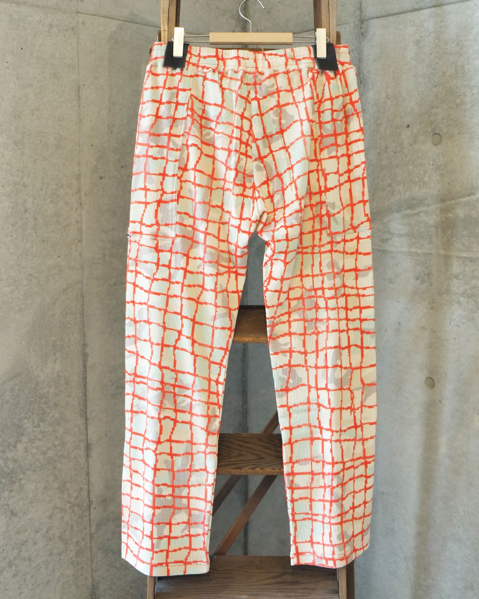 Net Waffle Pants / ワッフル パンツ / レッド / PD-262-BT-082