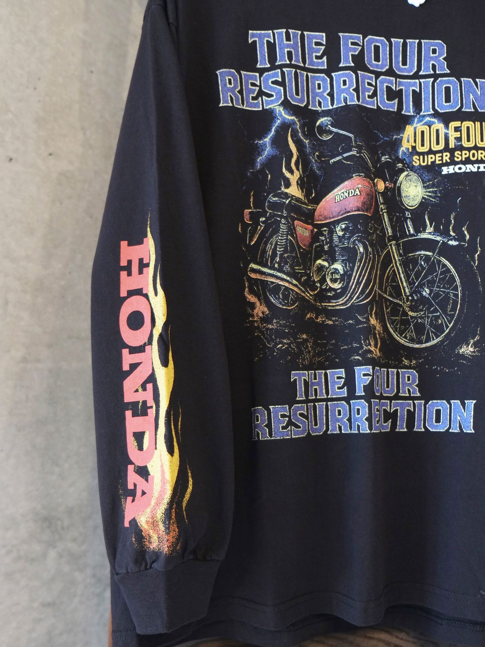 Honda vs SEV CB400FOUR L/SL TEE / ロングスリーブ Tシャツ / ブラック / CT-SV-NRA-1009