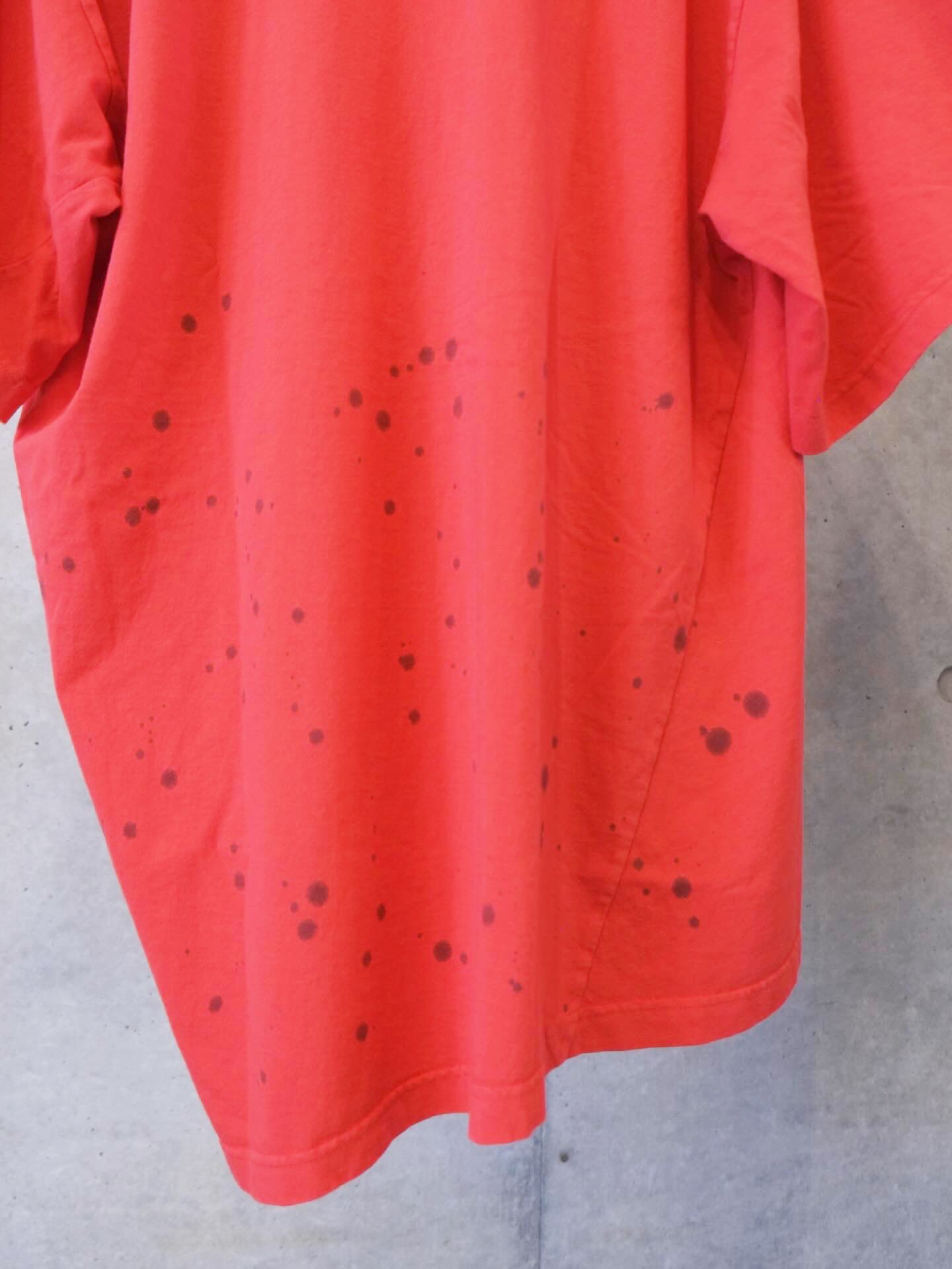 Hand Dye Twist Tee Shirt/ SOMEPLACE ELSE