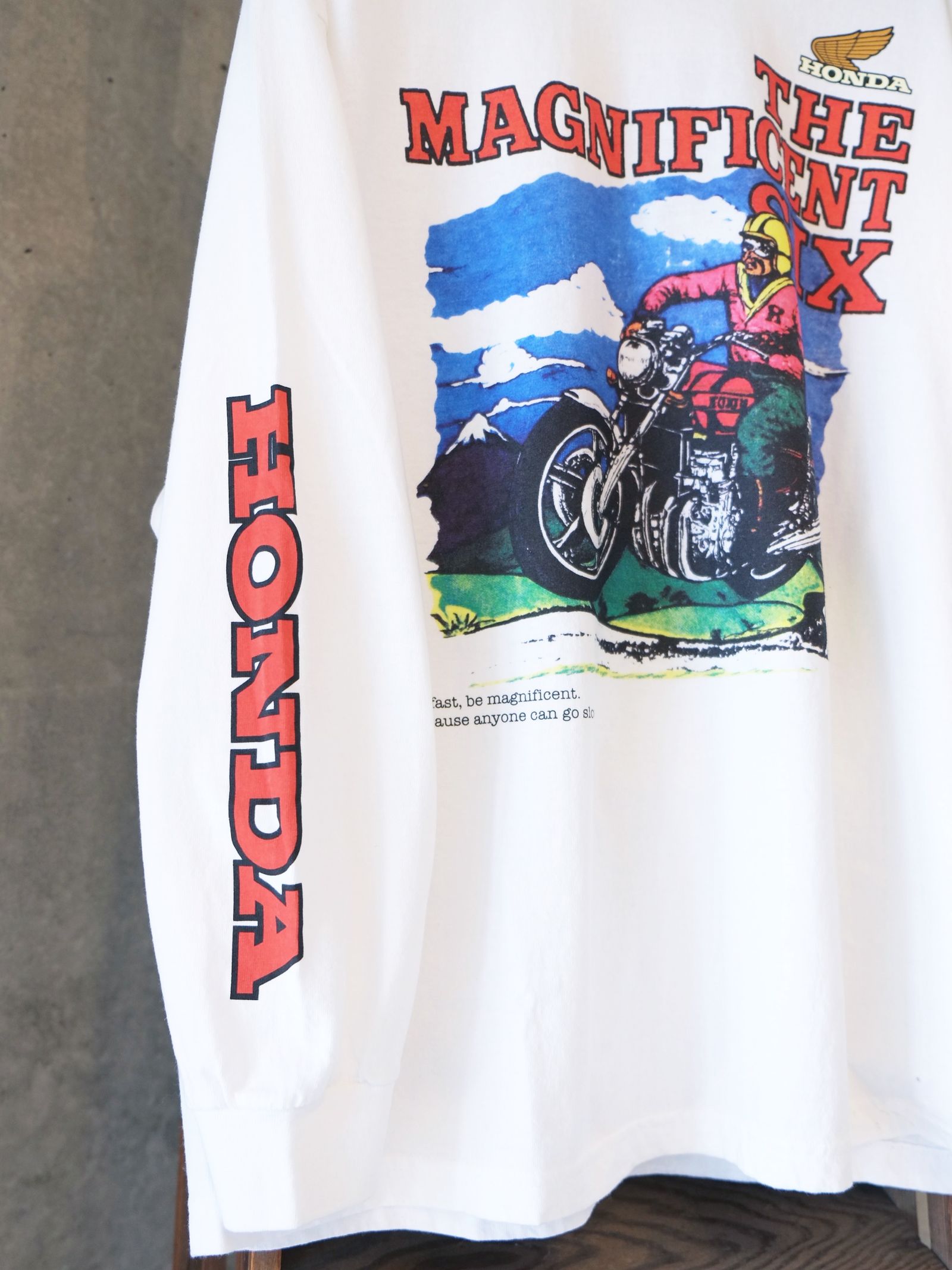Honda vs SEV CBX1000 L/SL TEE / ロングスリーブ Tシャツ / ホワイト / CT-SV-NRA-1008