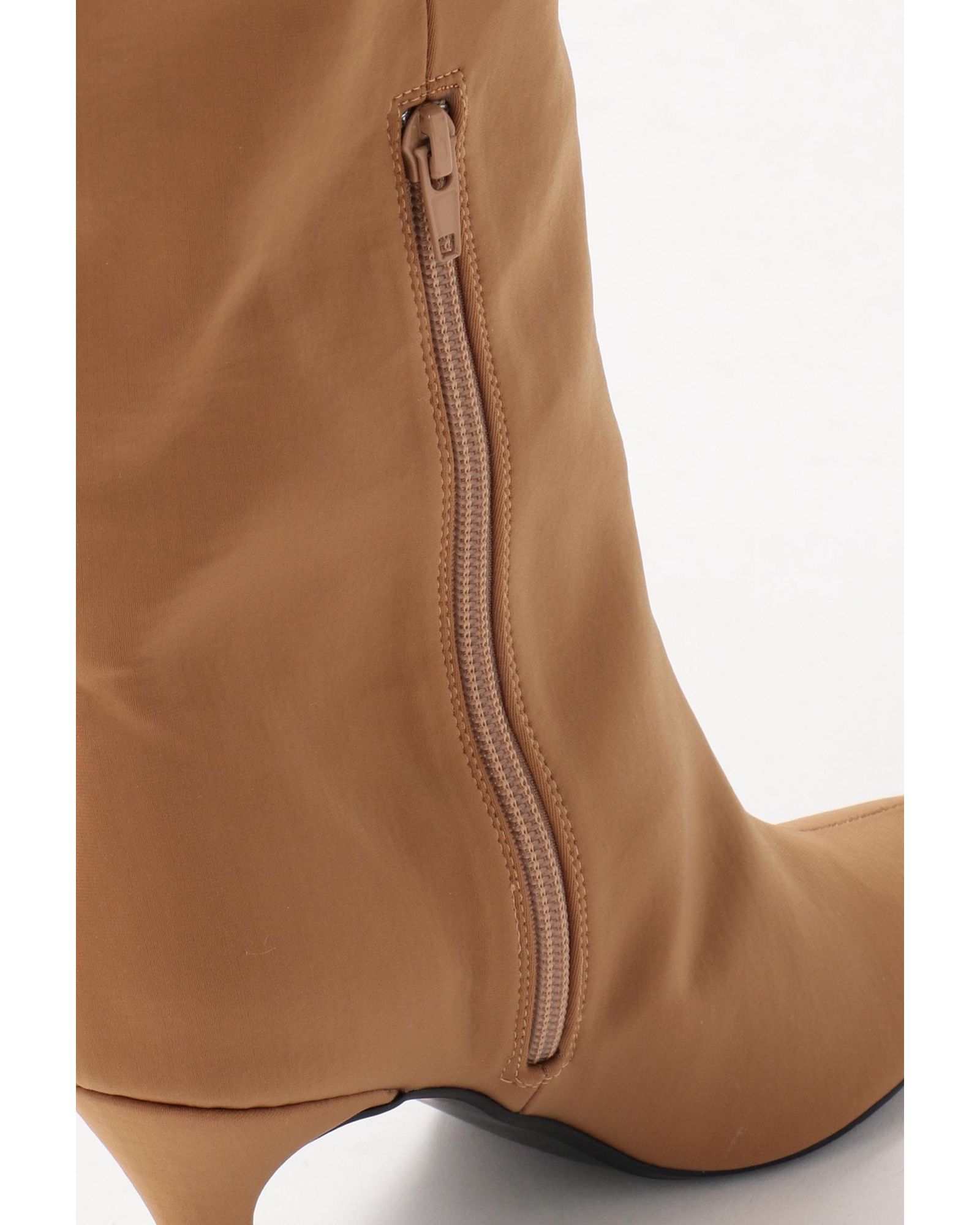 Bonded Jersey Thigh High Boots