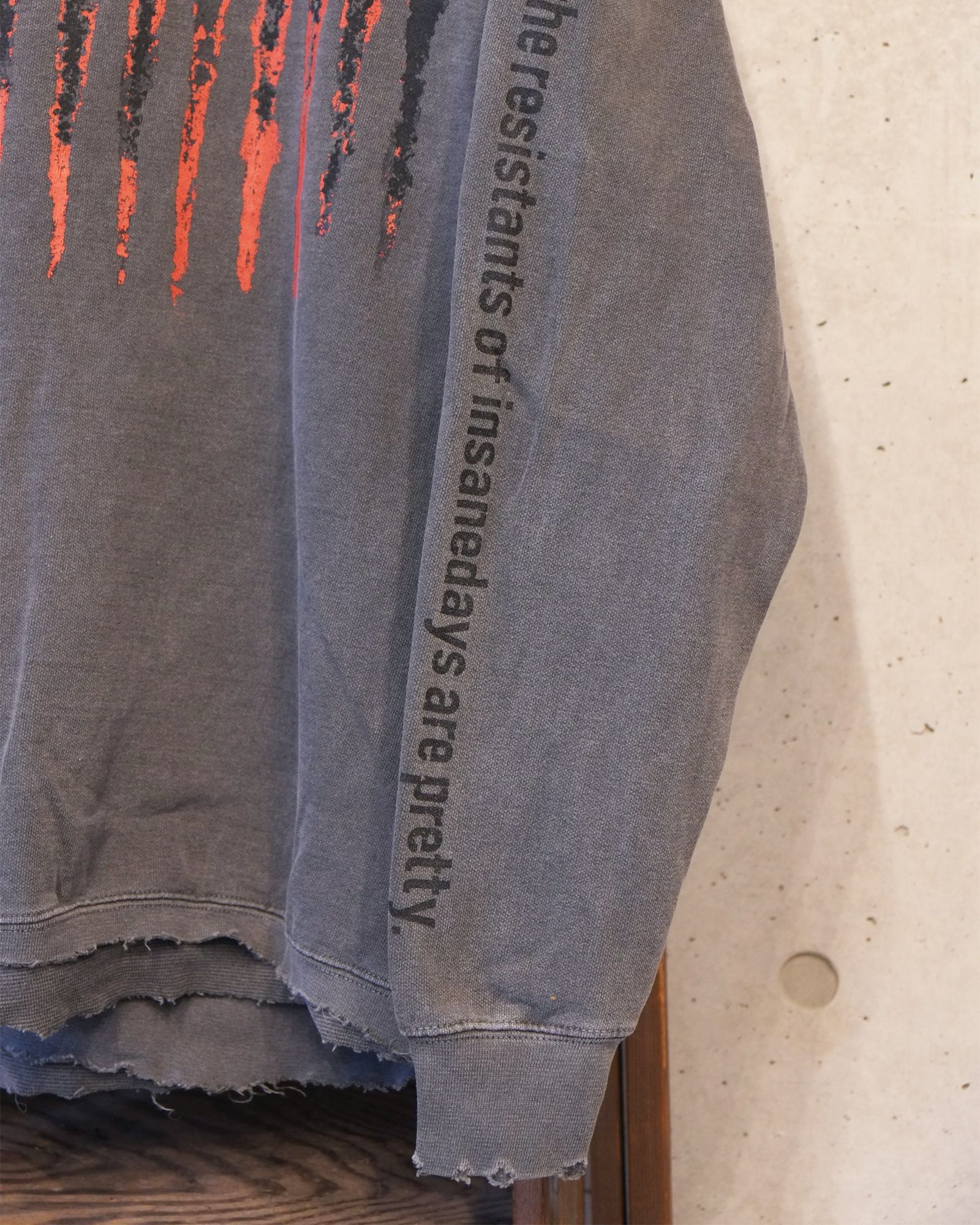 Bootleg Crew Sweat With Damaged(ERROR S) / スウェット / ブラック / M-P4-BG11