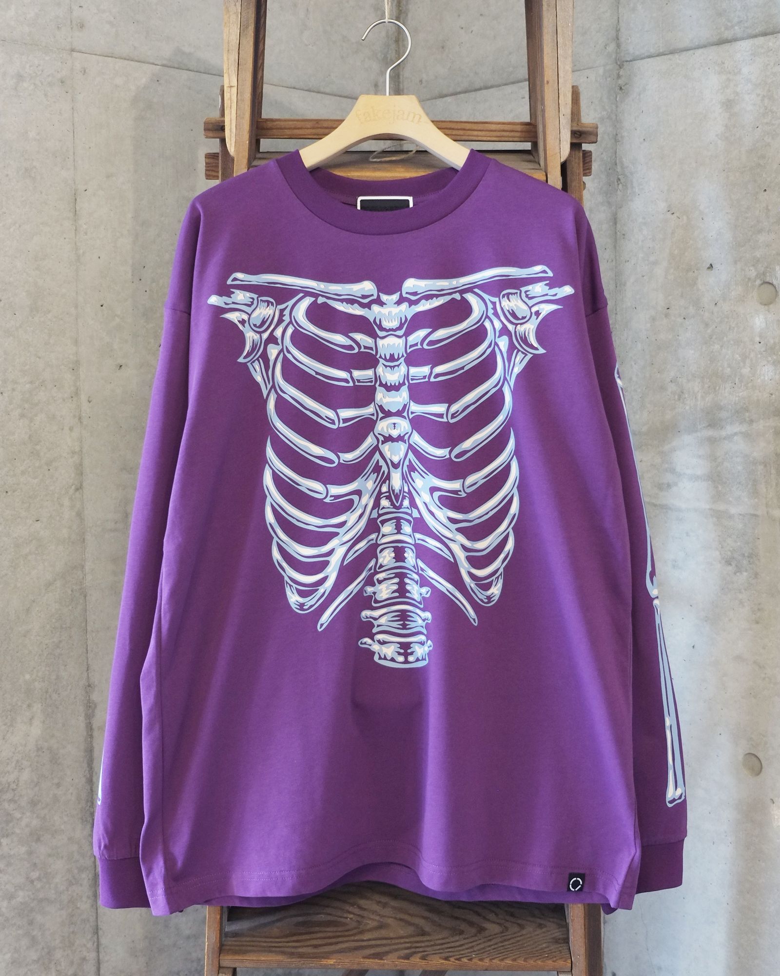 Bone L/S Tee / ボーン ロングスリーブTシャツ / パープル / PD-262-LCS-051