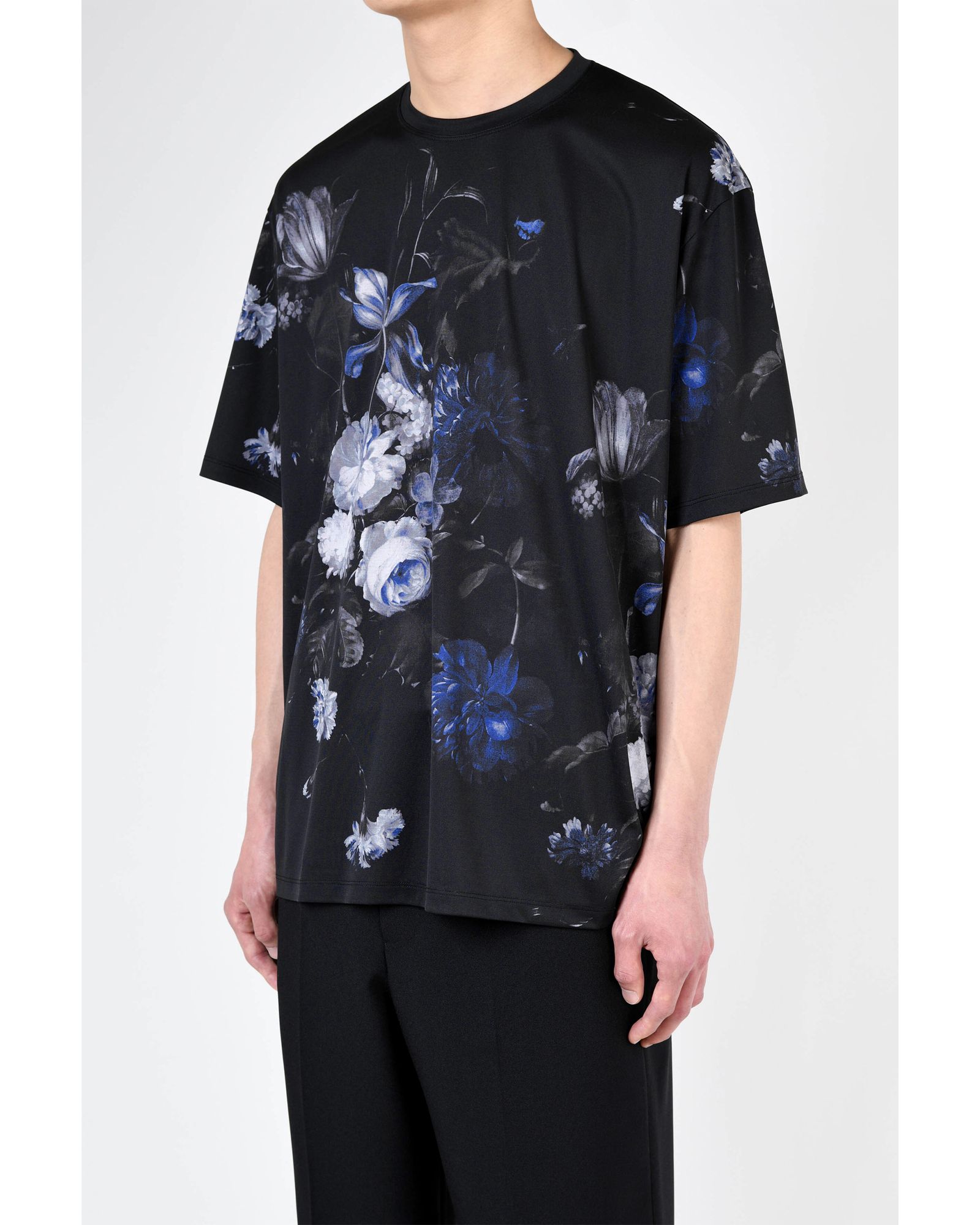 LAD MUSICIAN 　オイルペインティングオイルフラワービッグtシャツ LAD MUSICIAN - Oil Painting Flower Big T-Shirt | fakejam