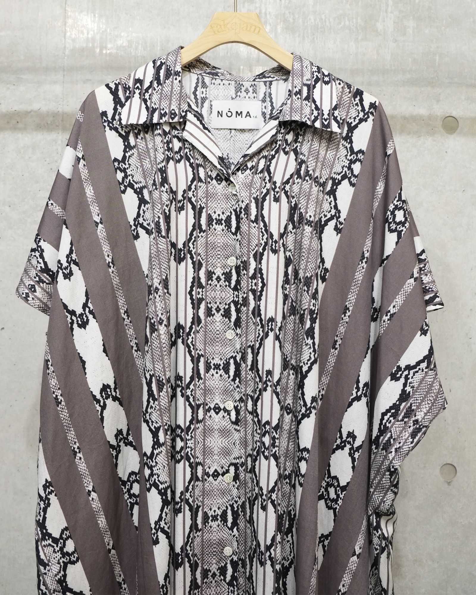 Open Collar Shirt Dress