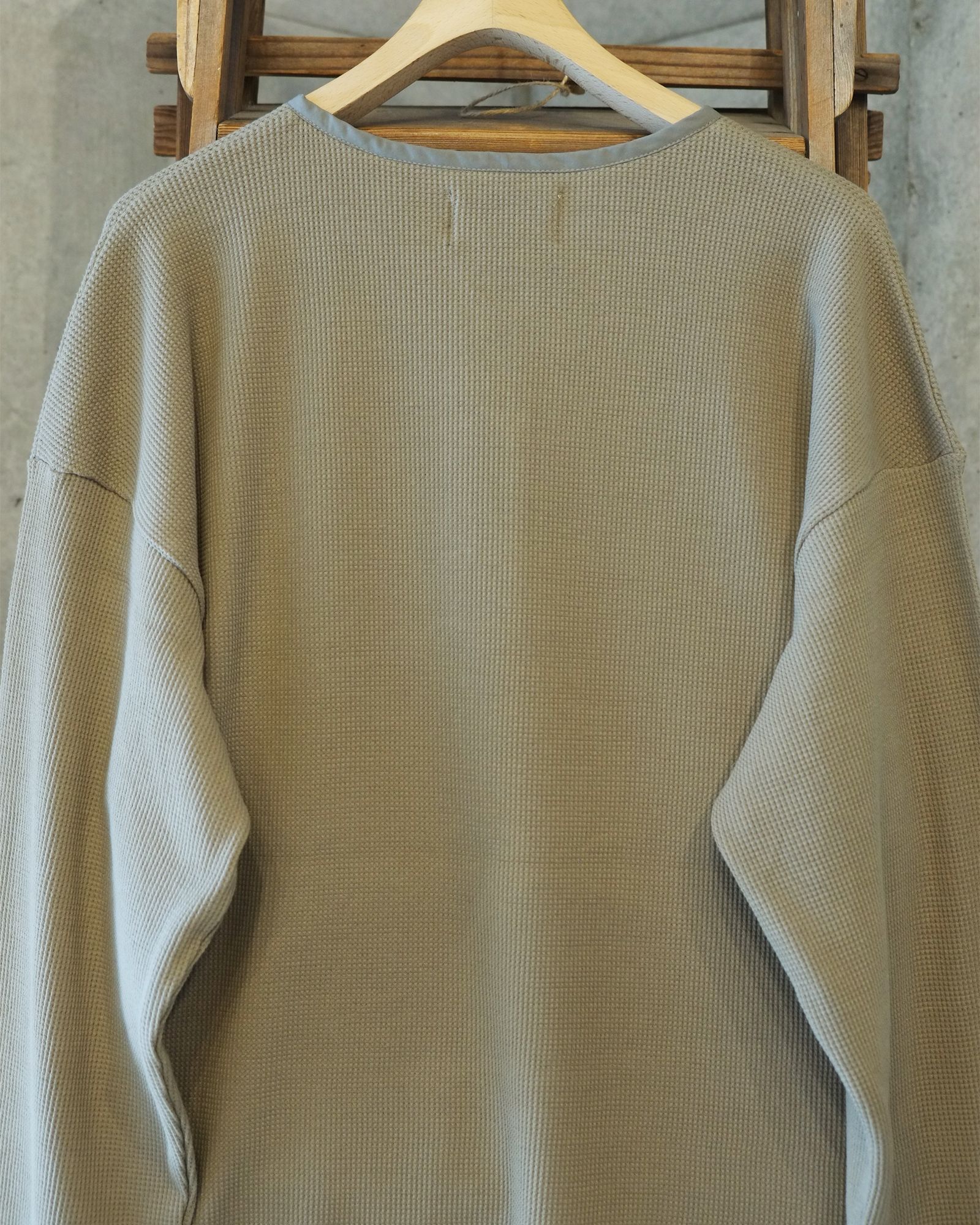 Double Henley L/S Tee / ヘンリー ロングスリーブTシャツ / オリーブドラブ / PD-262-LCS-041