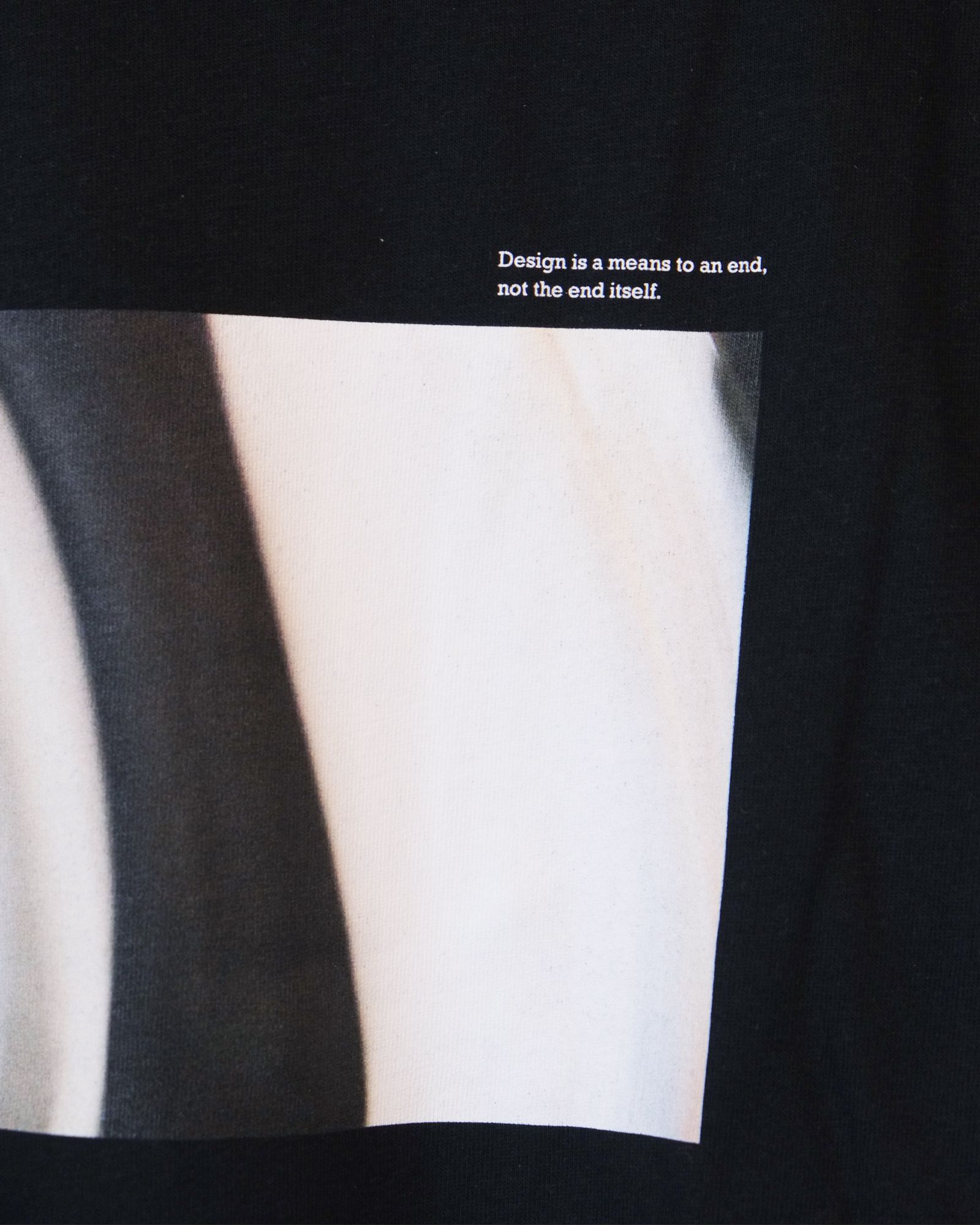 Abstract Photograph L/S Tee / ロングスリーブ Tシャツ / ブラック / MW-CT26102
